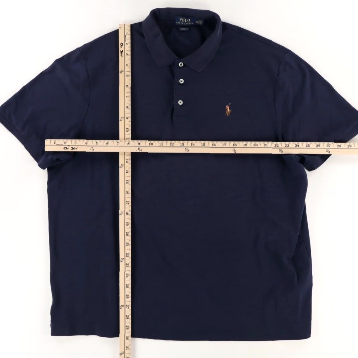 Polo Ralph Lauren Polo Ralph Lauren Classic Fit Cotton Polo Shirt Navy Men's 2XL Shirt Mens Navy 2XL Classic Fit Cotton Polo Shirt Polo Ralph Lauren Shirt Size US XXL / EU 58 / 5 - 3 Thumbnail