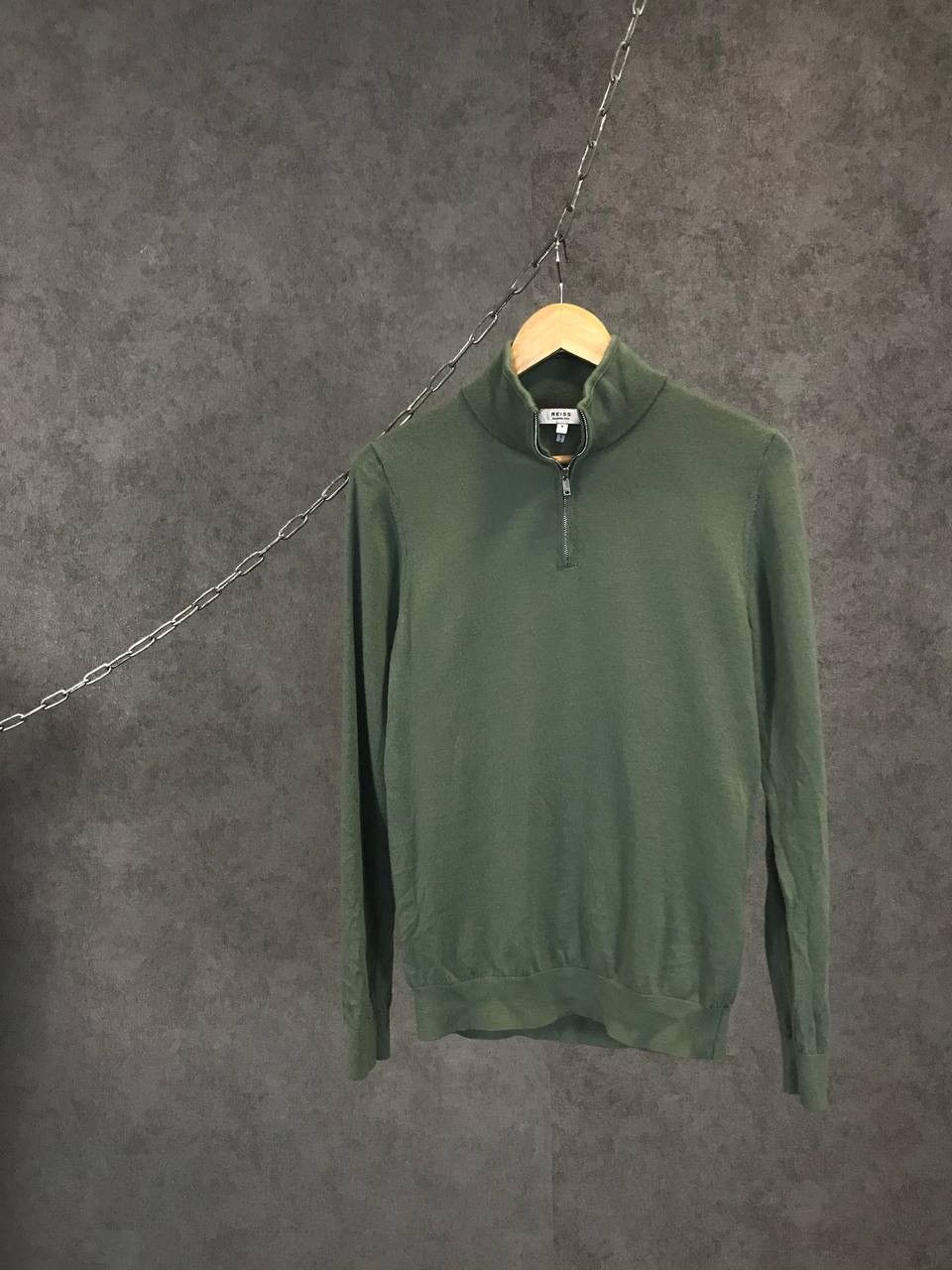 Reiss Reiss 1/3 zip merino wool sweater Size US S / EU 44-46 / 1 - 1 Thumbnail