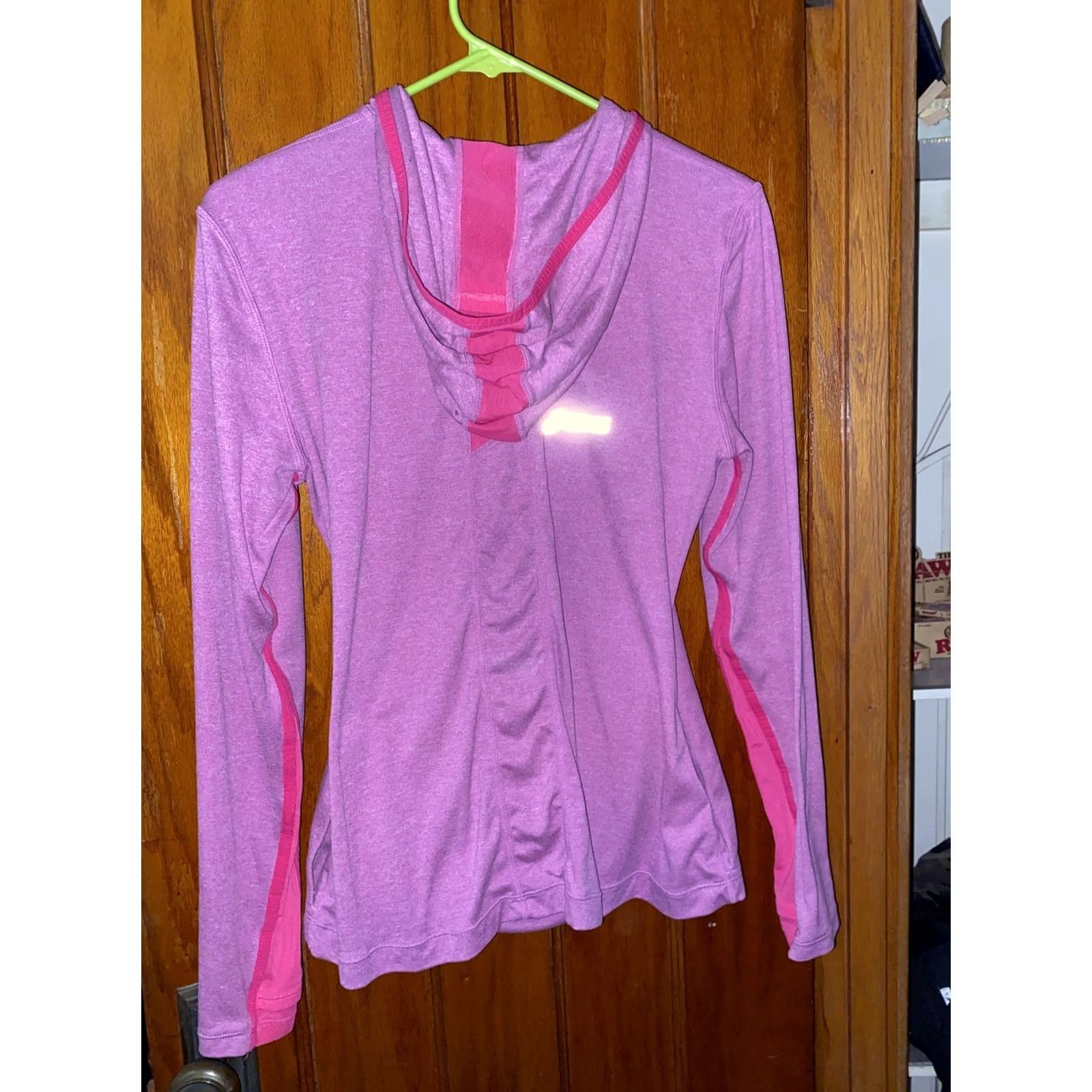 Asics VINTAGE ASICS PR HOODY Womens Pullover Long Sleeve Hooded Running Shirt Medium Pink Size M / US 6-8 / IT 42-44 - 5 Thumbnail