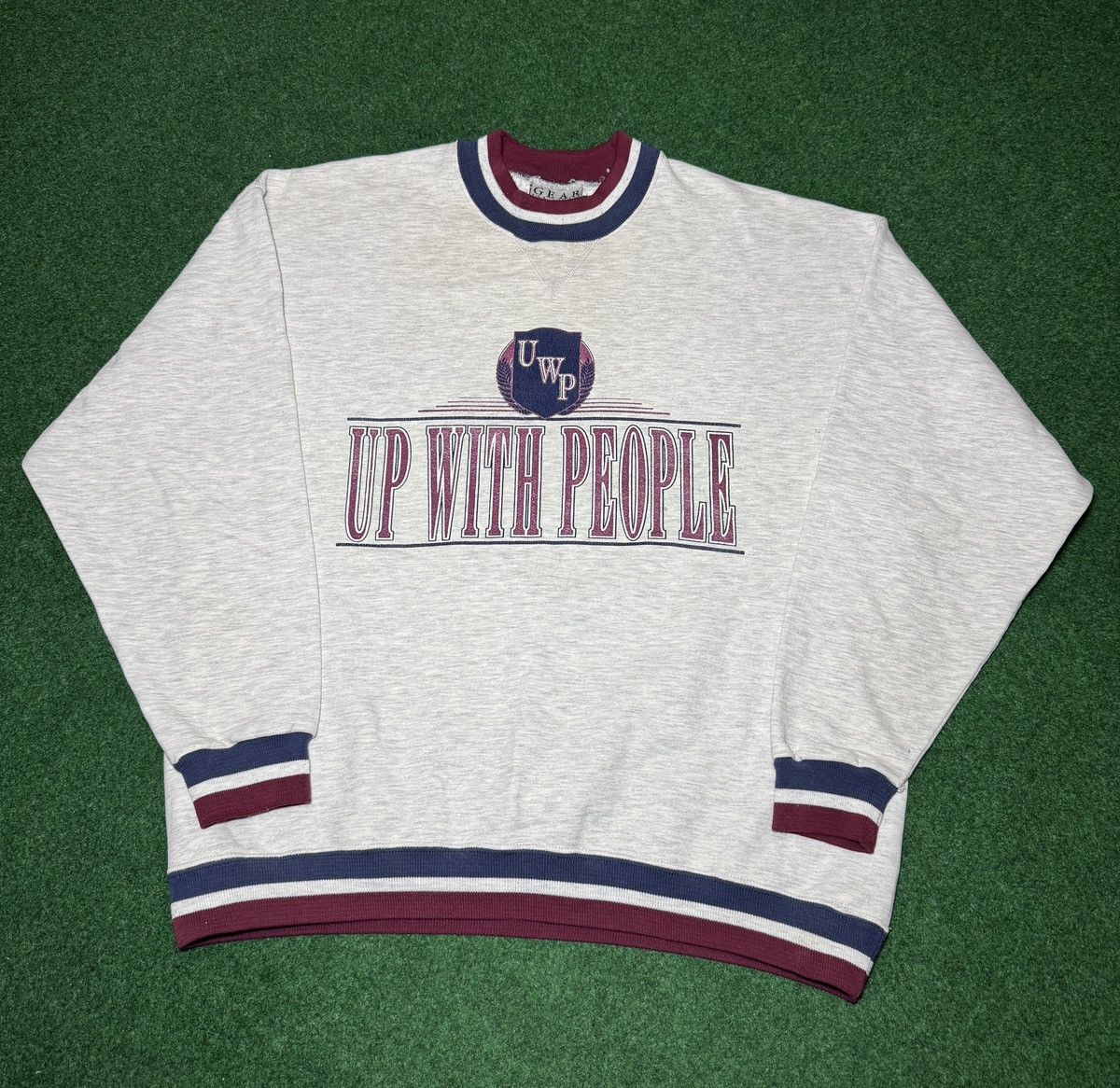 Japanese Brand × Vintage Vtg 90s Up With People Drake God’s Plan OVO Sweatshirt Size US L / EU 52-54 / 3 - 1 Thumbnail