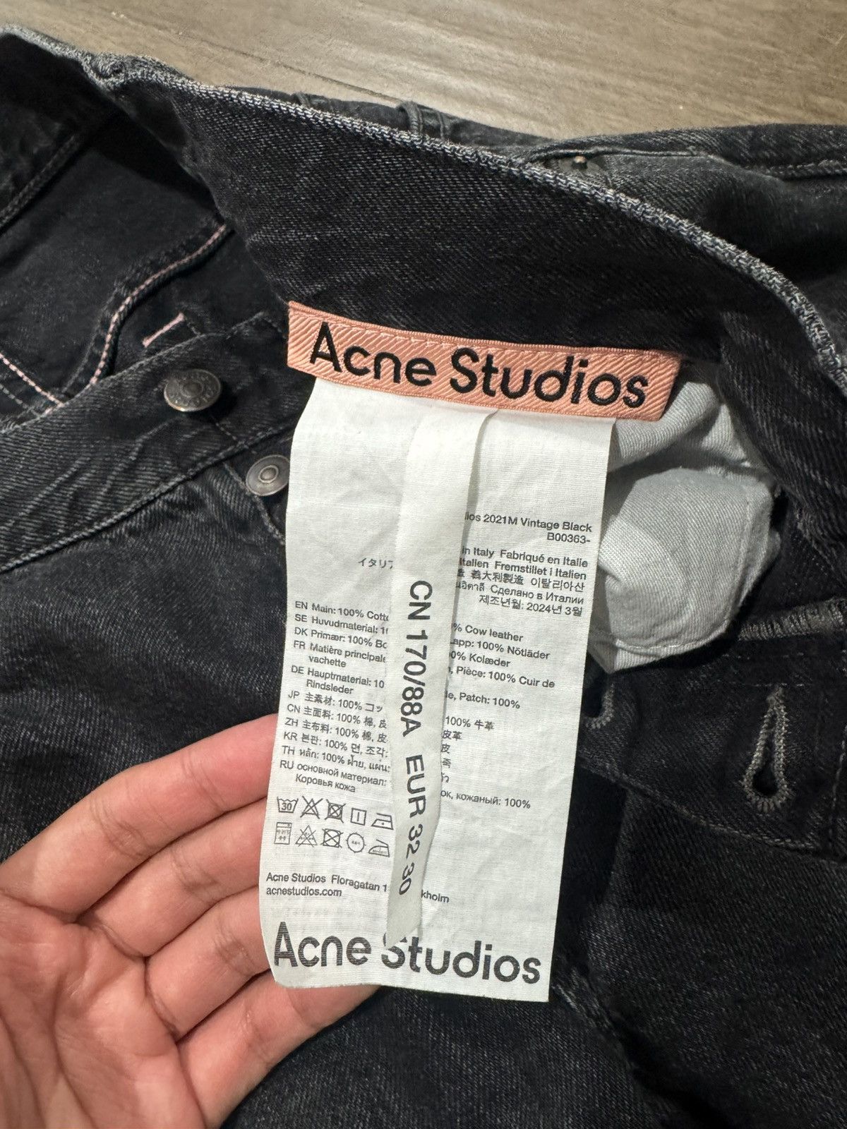 Acne Studios Acne Studios 2021M jeans Size US 32 / EU 48 - 5 Thumbnail