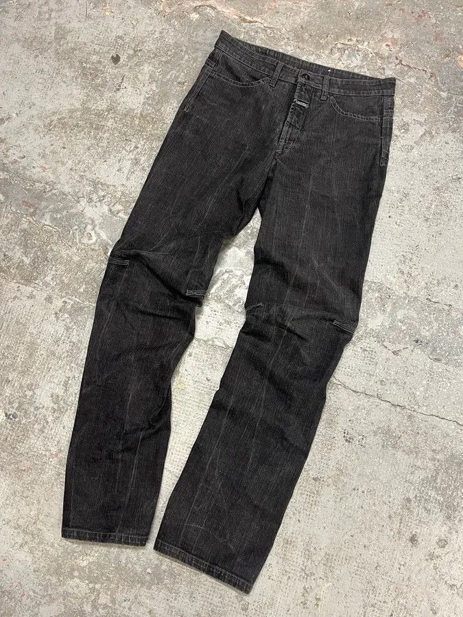 Marithe + Francois Girbaud 2000s Marithé + François Girbaud Grey Soft Denim Pants Size US 31 - 5 Thumbnail