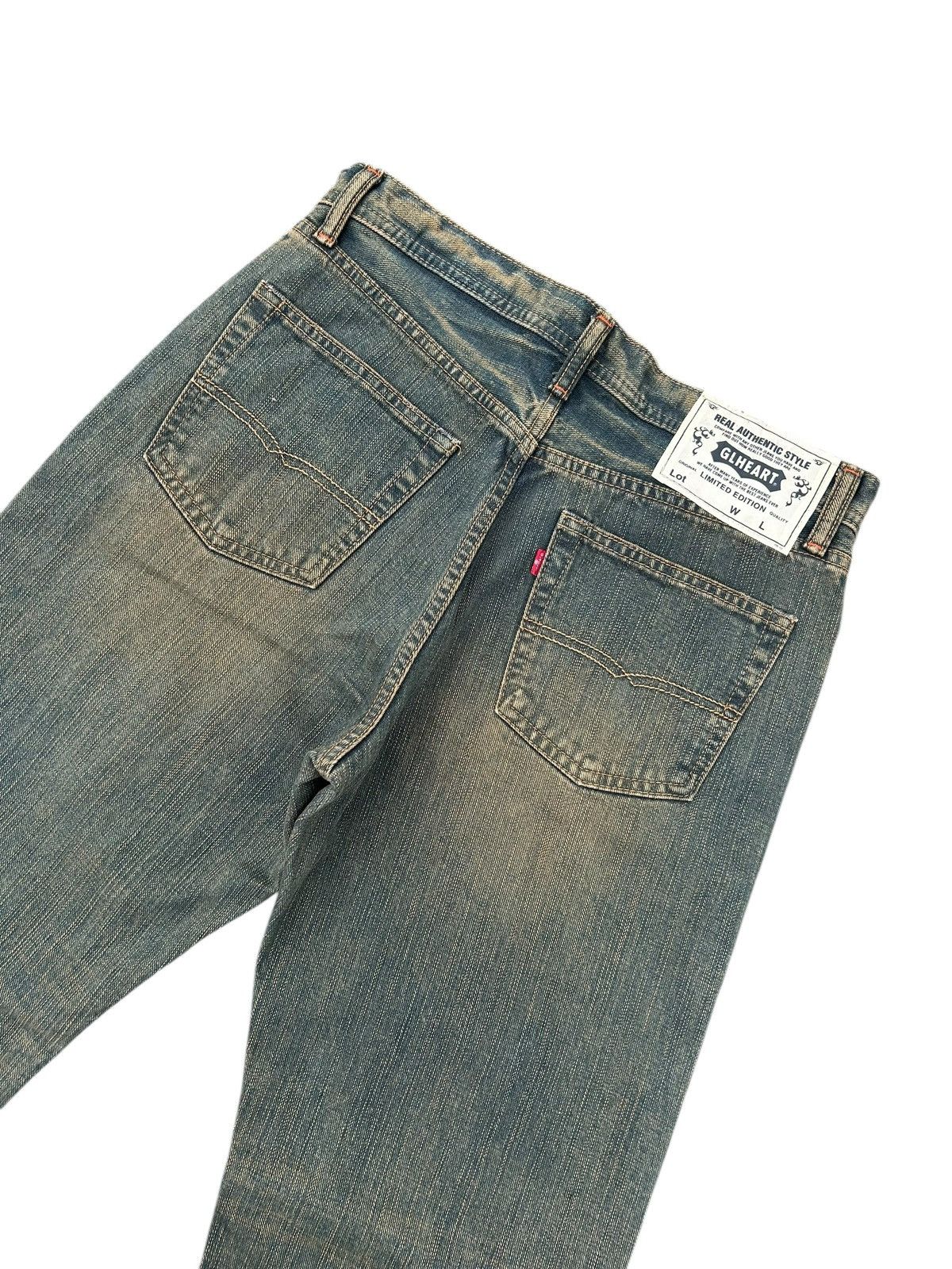 Kapital Rusty Vintage GLHEART LIMITED ADITION Denim Jeans Size US 32 / EU 48 - 8 Thumbnail