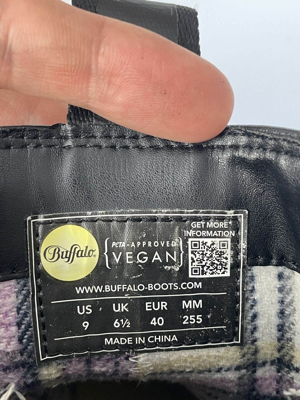 Buffalo London Avant Garde High Black Boots Buffalo Y2k Alternative Vegan Size US 10 / IT 40 - 5 Thumbnail