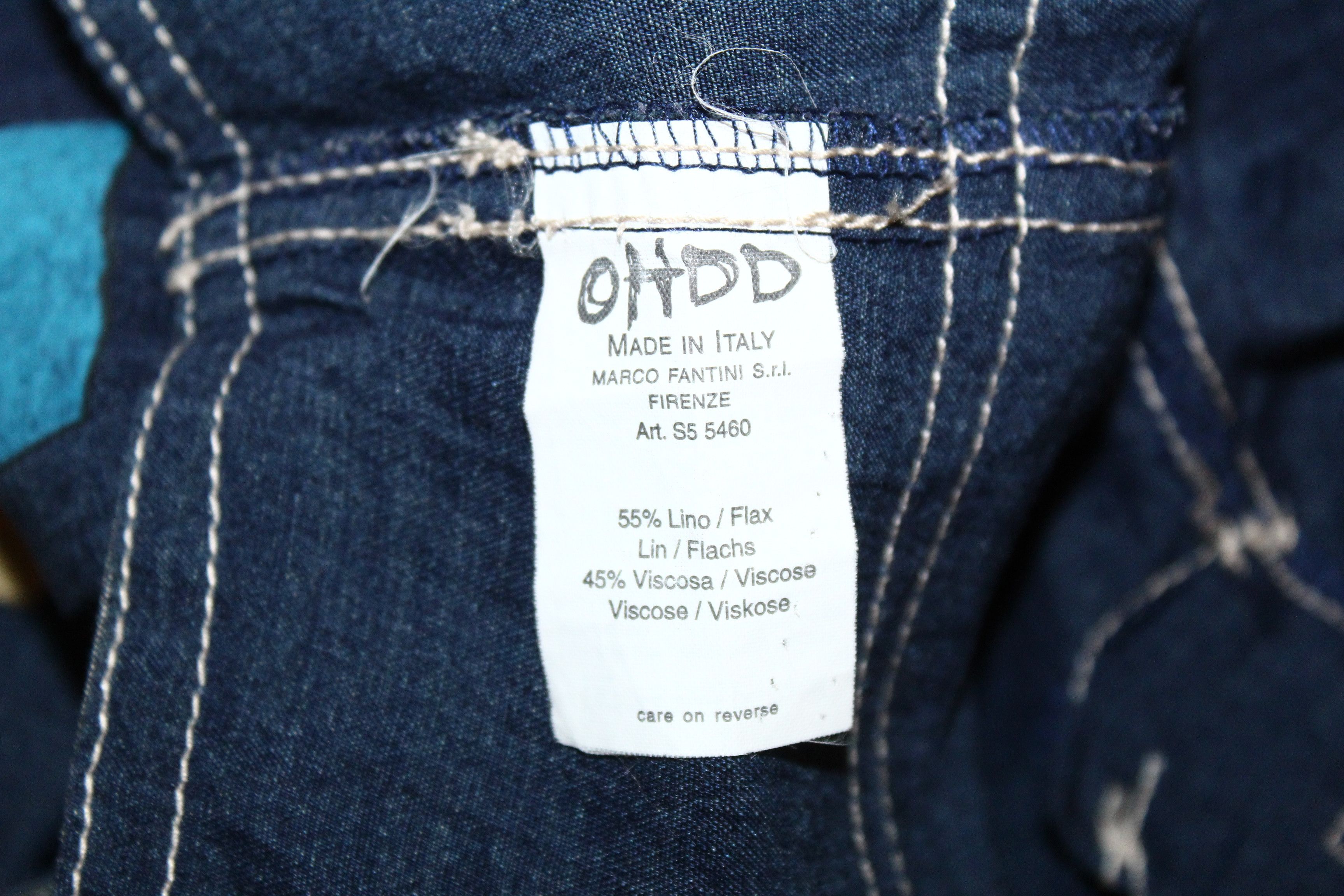 Beauty Beast OHDD Marco Fantini Wide-Leg Flared Linen-Viscose Pants Size 28" / US 6 / IT 42 - 9 Thumbnail