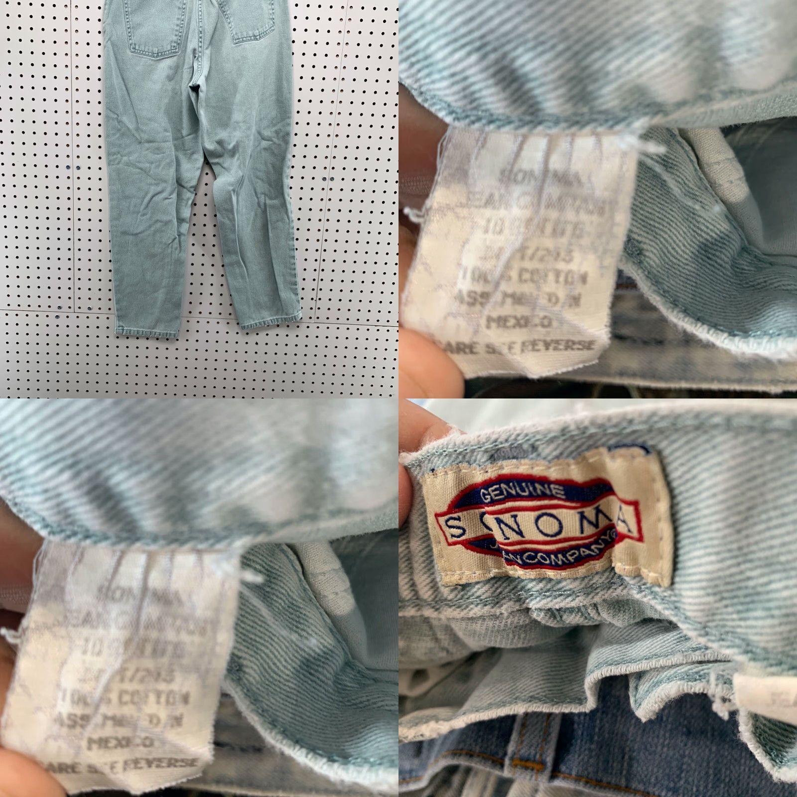 Vintage Vintage Sonoma Jeans 10P Petite Mom High Rise Straight Blue Denim 26X25 Womens Jeans Size 32" / US 10 / IT 46 - 11 Thumbnail