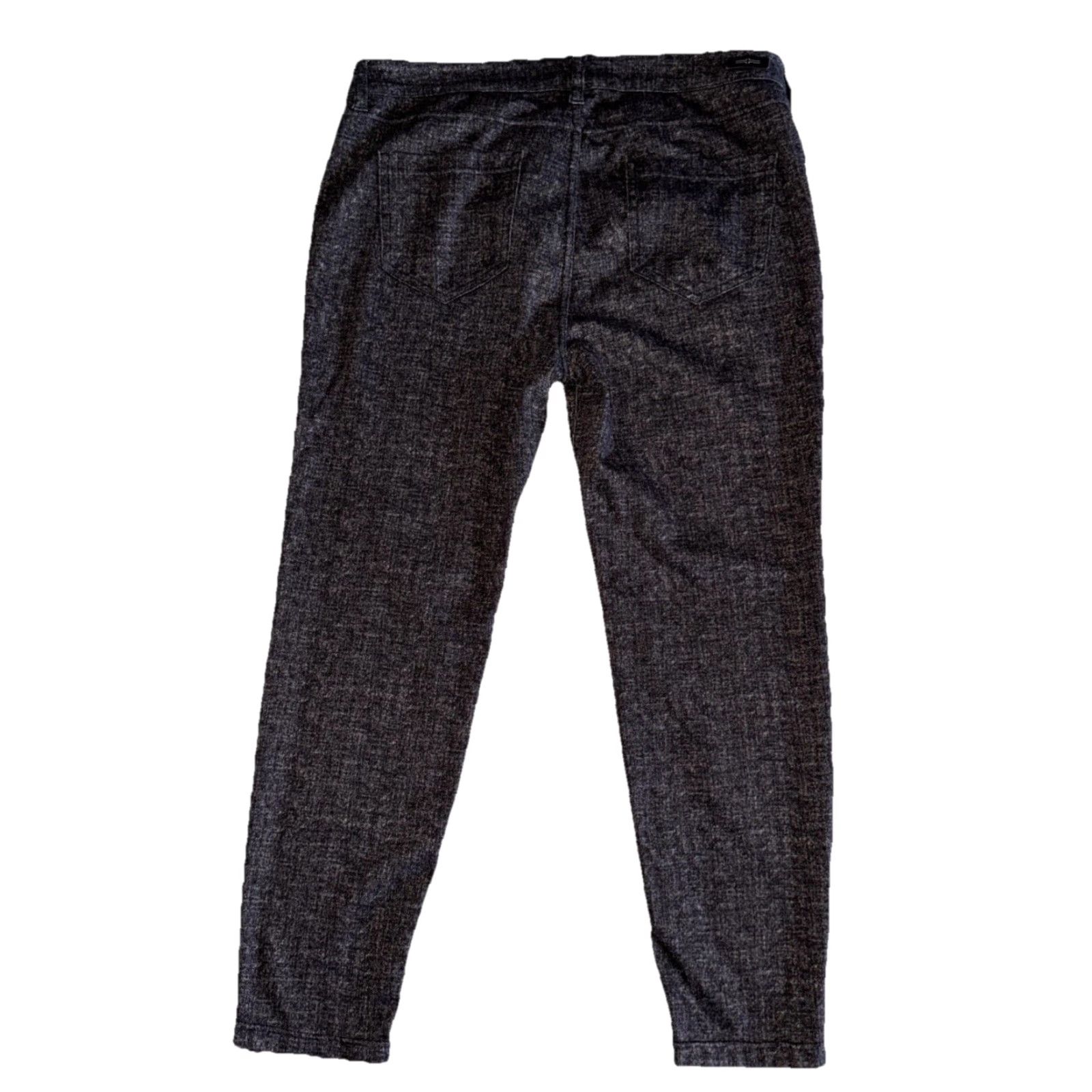 Vintage Liverpool Dress Pants Charcoal Black Heathered Tapered 25 Inseam 12P Petite Women’s Workwear Pants Size 34" / US 12 / IT 48 - 2 Thumbnail