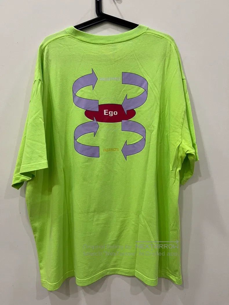 Balenciaga Balenciaga Fluorescent green short-sleeve T-shirt Size US S / EU 44-46 / 1 - 1 Thumbnail