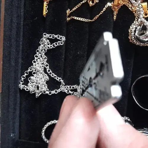Other Judas Priest Blade Razor Shape Pendant Necklace Size ONE SIZE - 4 Thumbnail