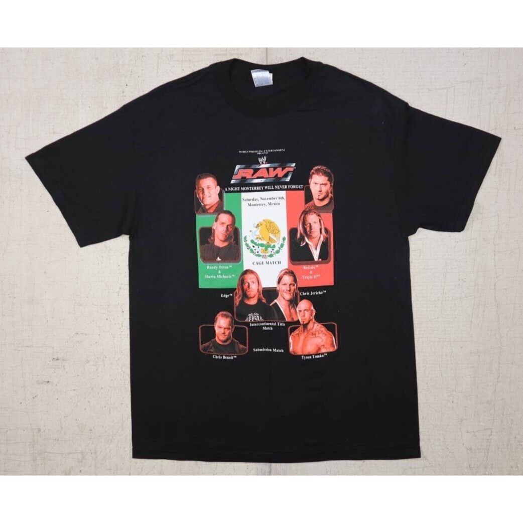 Vintage Vintage Y2K WWE Raw WRESTLEMANIA 21 Mexico 2005 T Shirt L Size US L / EU 52-54 / 3 - 1 Thumbnail
