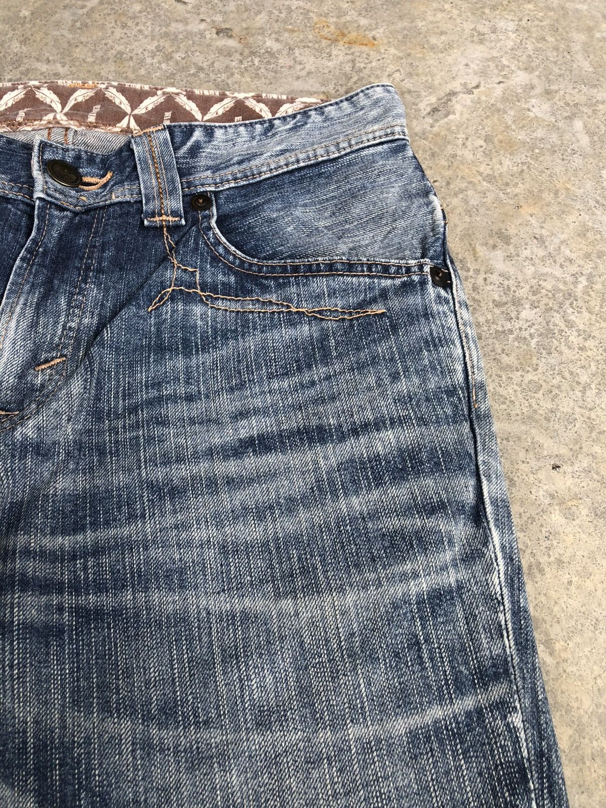 If Six Was Nine Japanese Edwin XU Flared Jeans Distressed Jeans Size US 31 - 15 Thumbnail