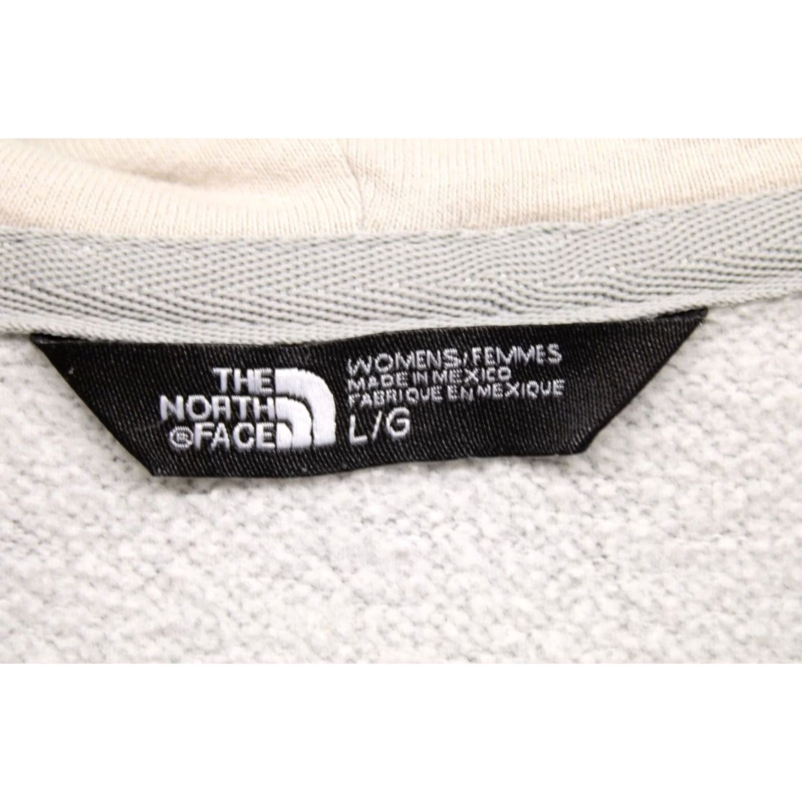 The North Face The North Face Women's Light Gray Logo Sweatshirt Hoodie Sz L Size L / US 10 / IT 46 - 6 Thumbnail