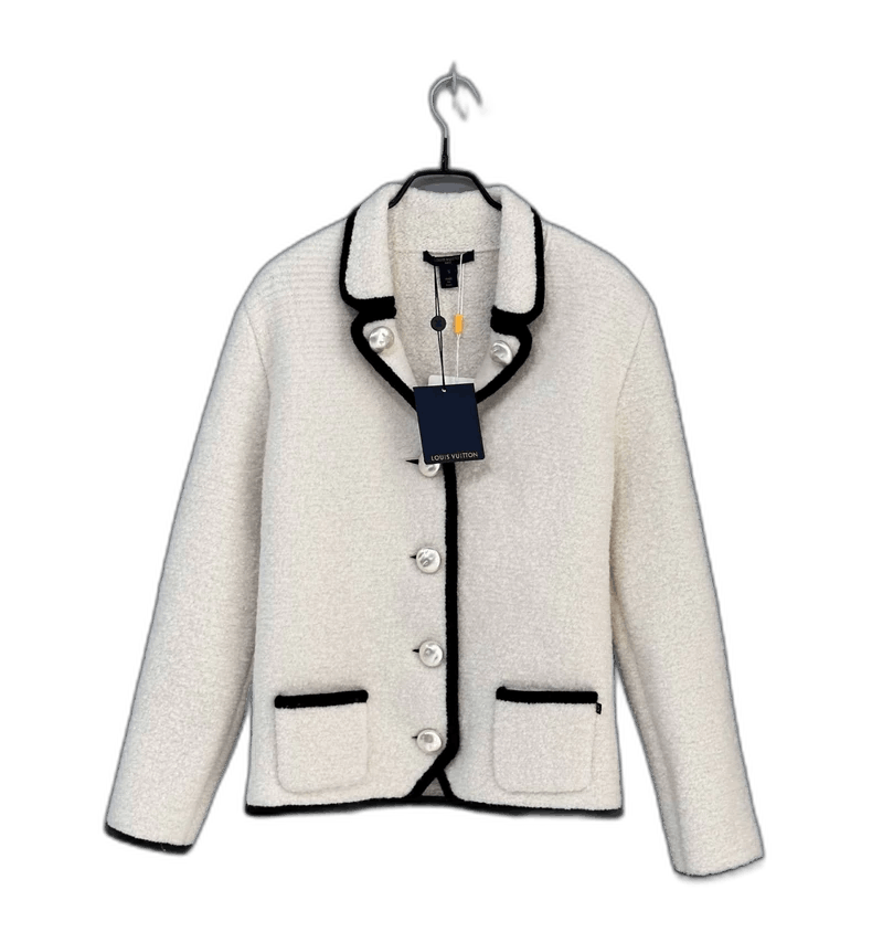 Louis Vuitton Louis Vuitton Shearling Jacket with Black Trim Size S / US 4 / IT 40 - 1 Thumbnail