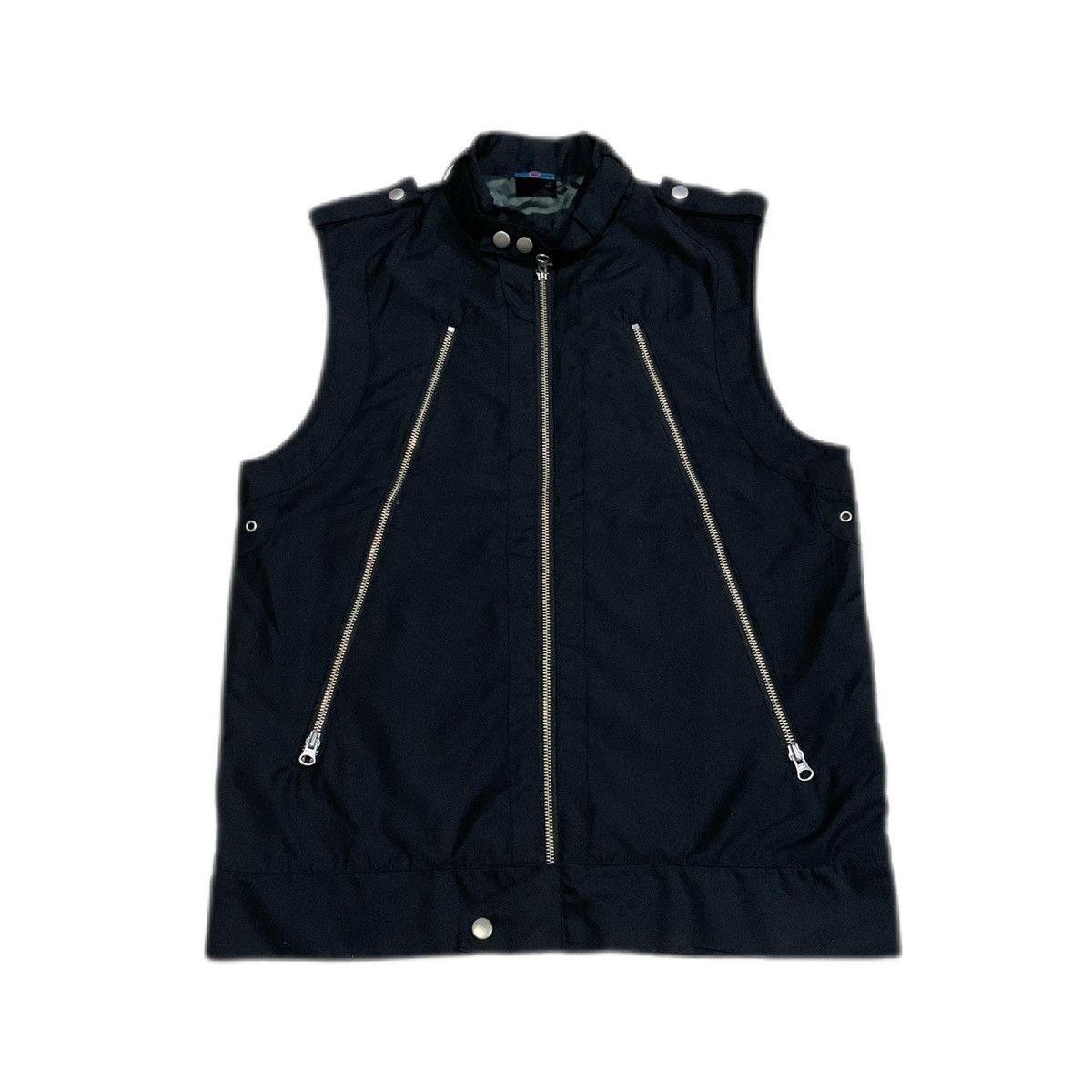 Hysteric Glamour × Japanese Brand × Seditionaries 🔥Sick Y2K Rage Blue Punk Vest Multi Zipper Size US M / EU 48-50 / 2 - 2 Thumbnail