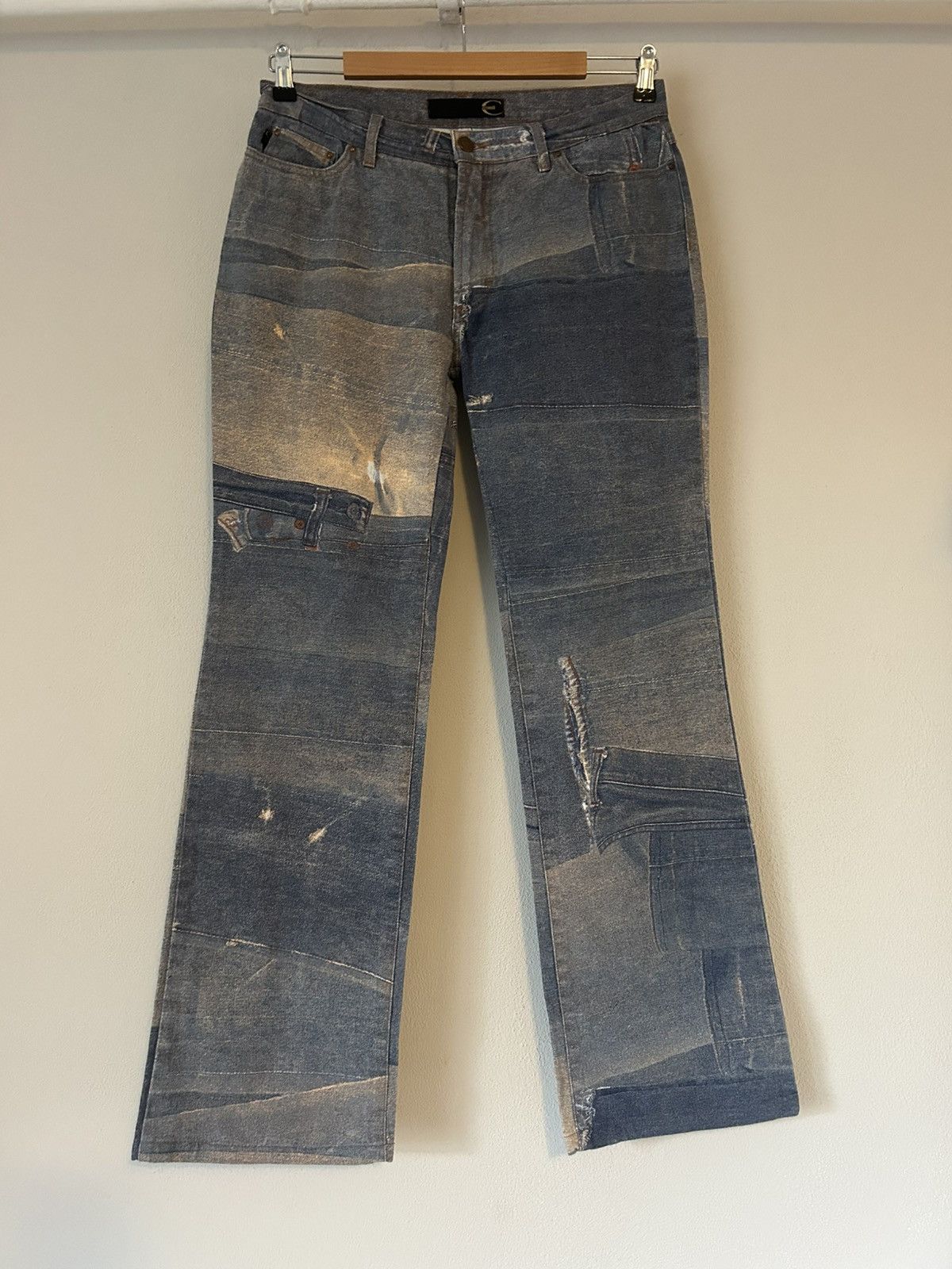 Just Cavalli Patchwork Denim Jeans - Size 32
