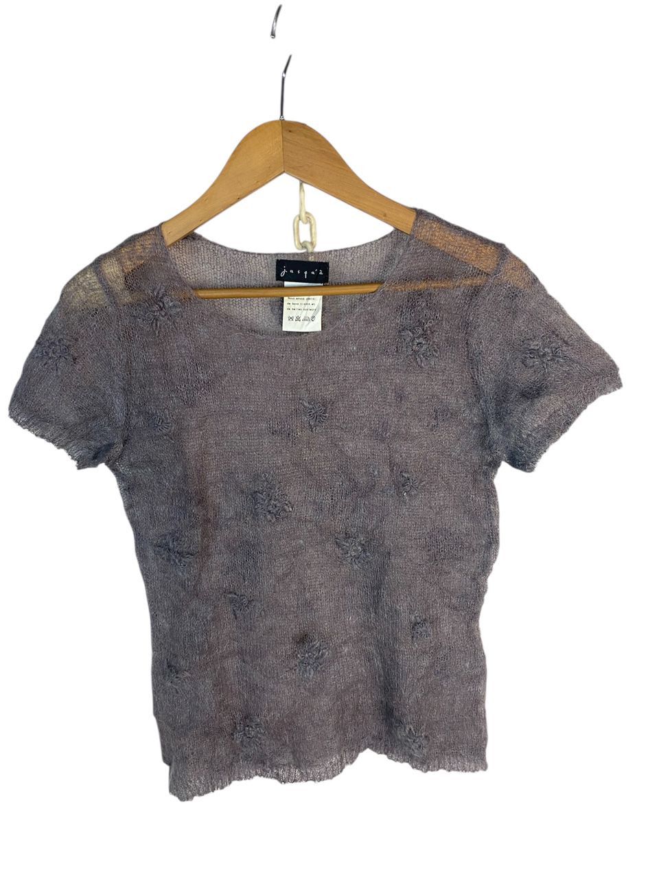 Japanese Brand Jusquà wool blouse shirt Size S / US 4 / IT 40 - 1 Thumbnail