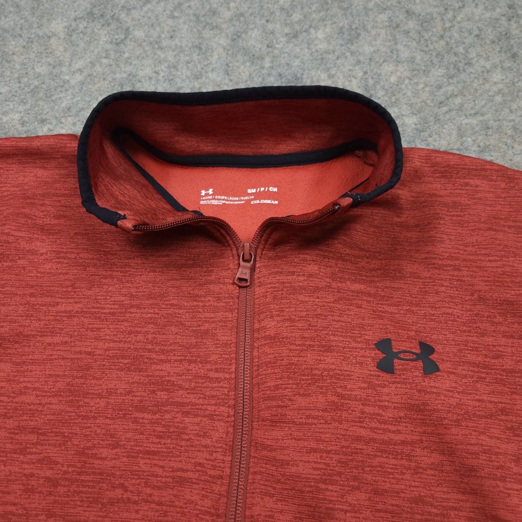 Under Armour Under Armour 1/4 Zip Sweater Mens Small Red Logo Pullover Cold Gear Casual Size US S / EU 44-46 / 1 - 2 Thumbnail