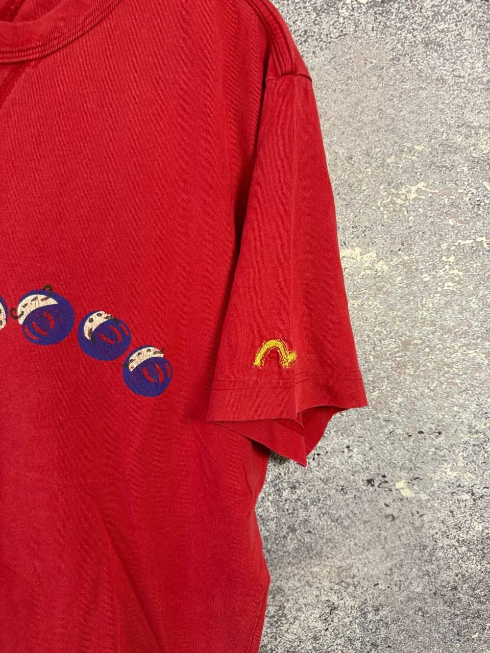 Evisu × Vintage Vintage Evisu Big Logo Red Tee y2k Large Size US L / EU 52-54 / 3 - 10 Thumbnail