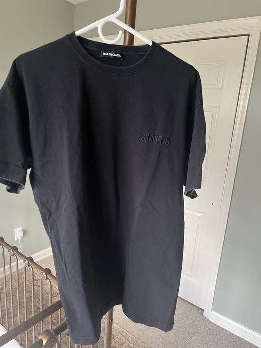 Sinners cheap balenciaga tee