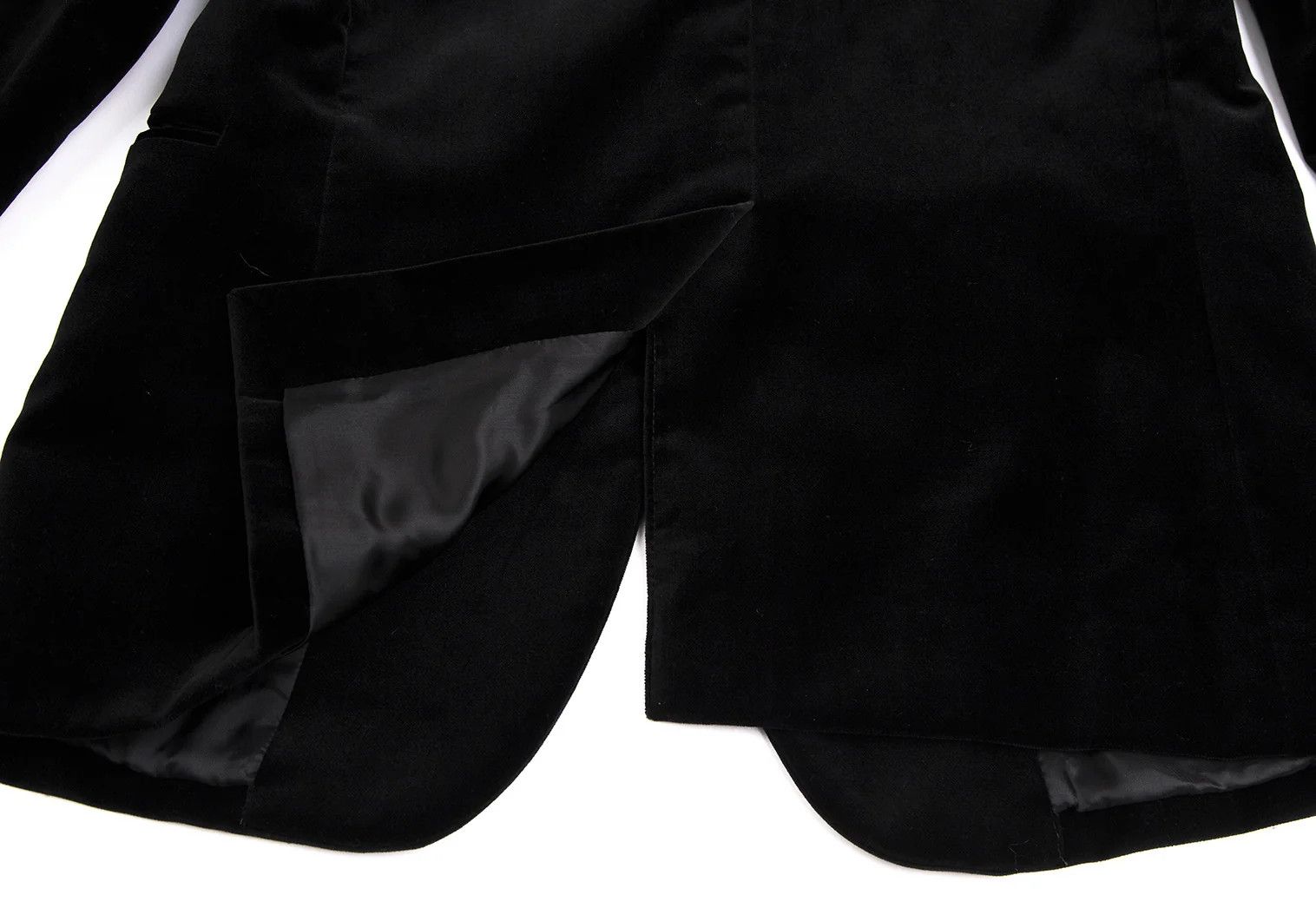 Emporio Armani Velvet 1-Button Jacket in Black Size 46 Size US S / EU 44-46 / 1 - 17 Thumbnail