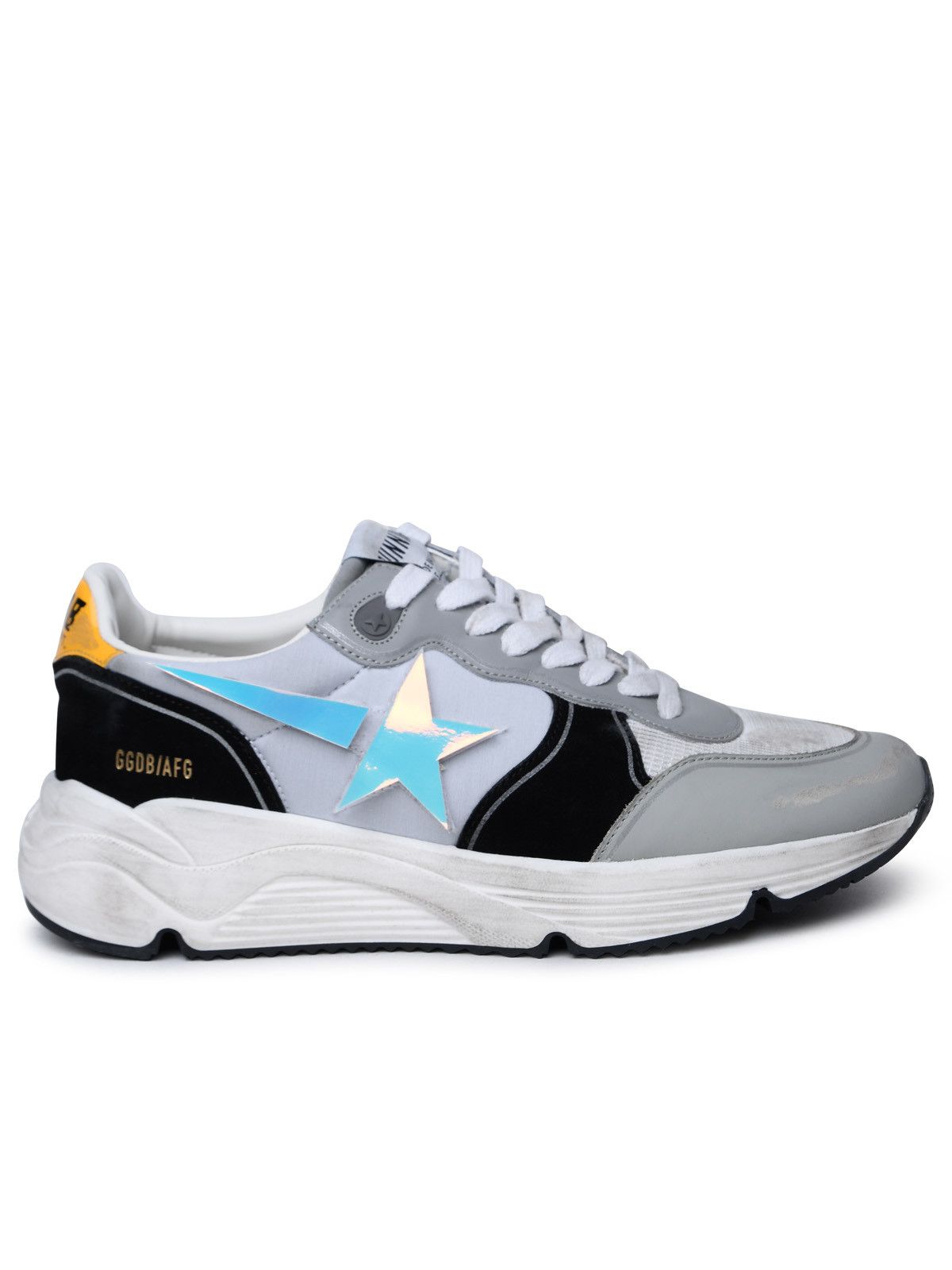image of Golden Goose 'running Sole' Grey Leather Sneakers, Men's (Size 9)