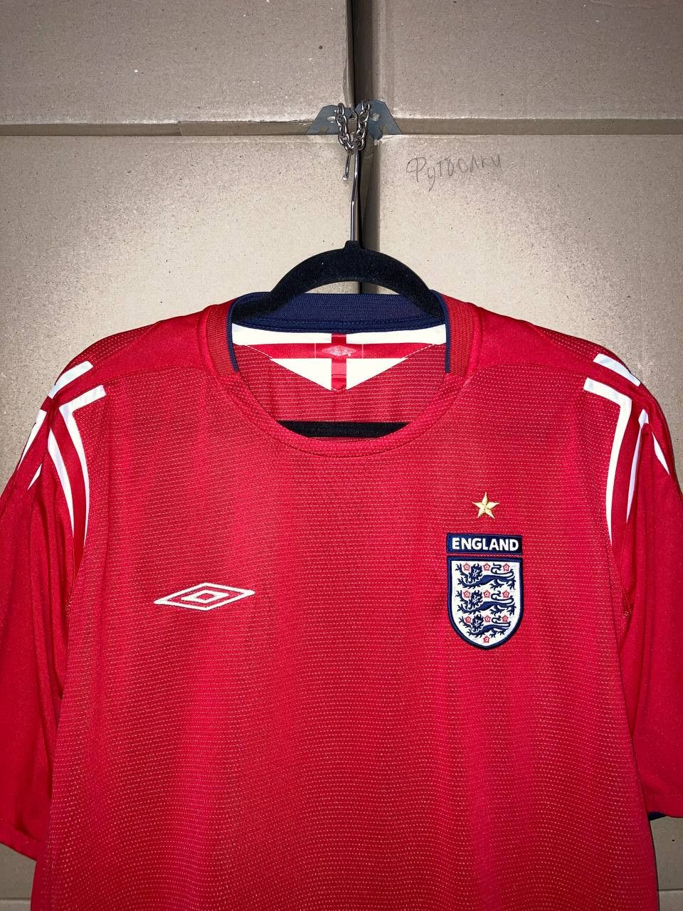 Umbro VINTAGE 2004 2006 ENGLAND FOOTBALL JERSEY SOCCER SHIRT UMBRO Size US XL / EU 56 / 4 - 7 Thumbnail