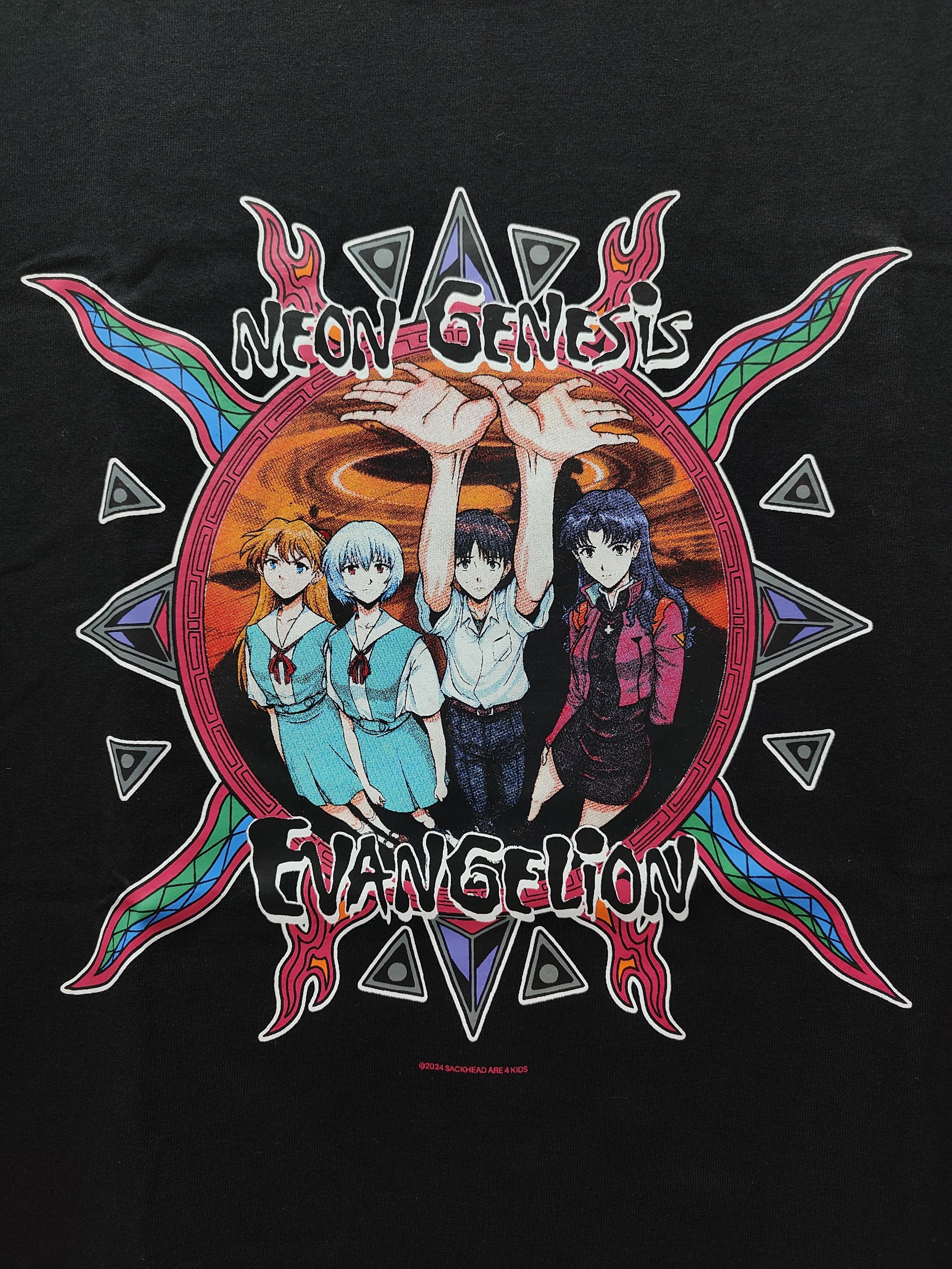 Anime Neon Genesis Evangelion Shinji In Chains T-shirt Size US XL / EU 56 / 4 - 2 Thumbnail