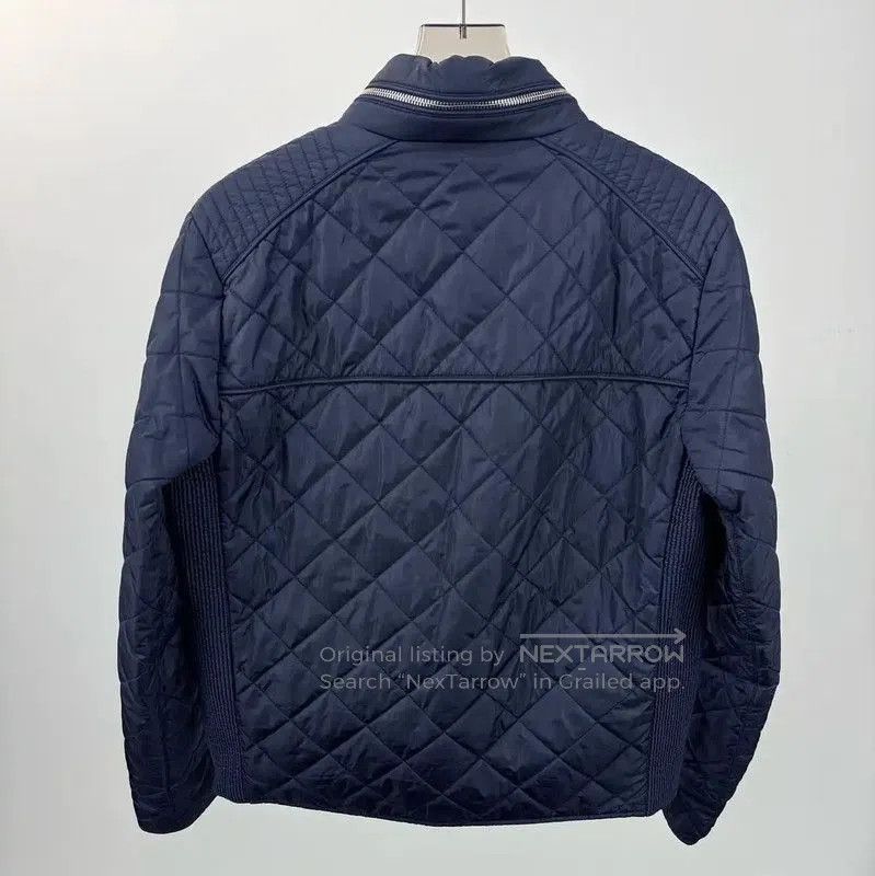 Prada Prada Men's Dark Blue Quilted Down Jacket. Size US S / EU 44-46 / 1 - 2 Thumbnail