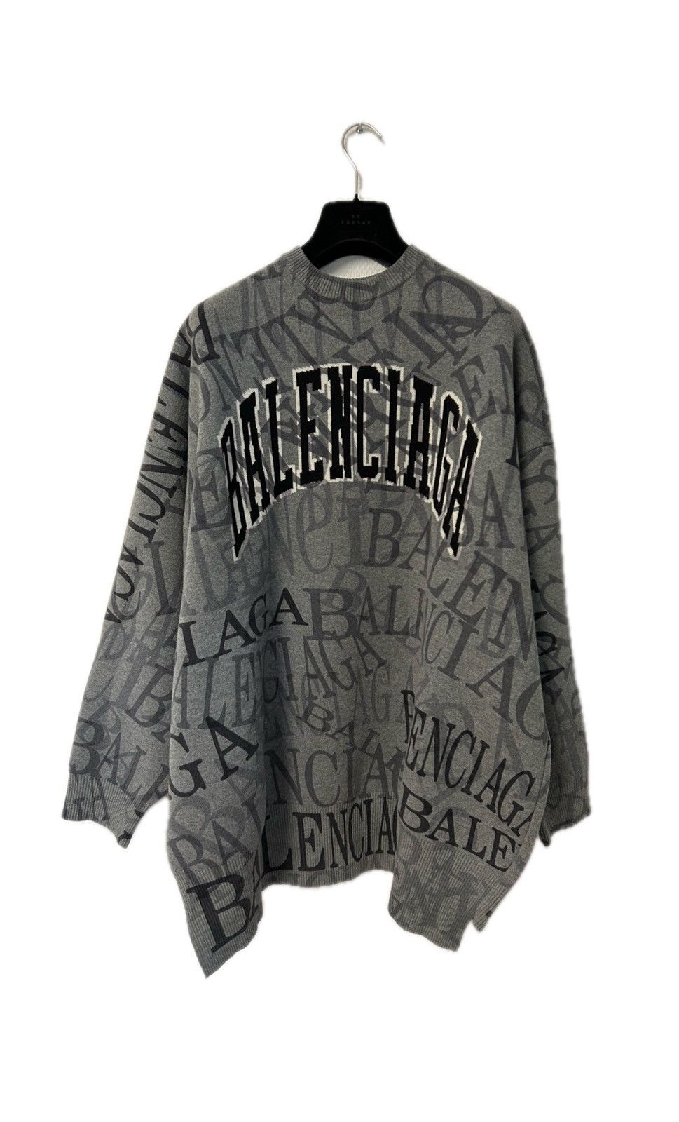 Balenciaga 2019 All-Over Logo Knit Size US S / EU 44-46 / 1 - 1 Thumbnail