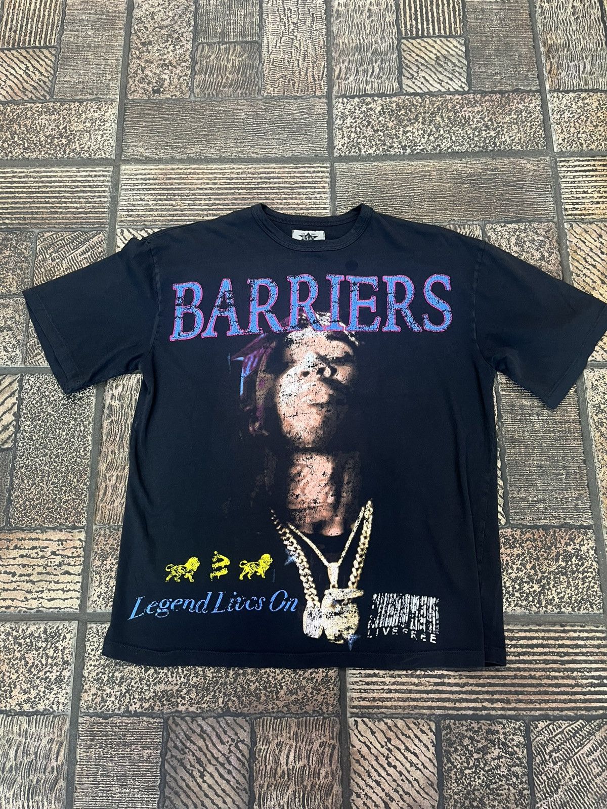 Barriers New Barriers Pop Smoke Tee "Black" Sz. XXL Size US XXL / EU 58 / 5 - 1 Thumbnail