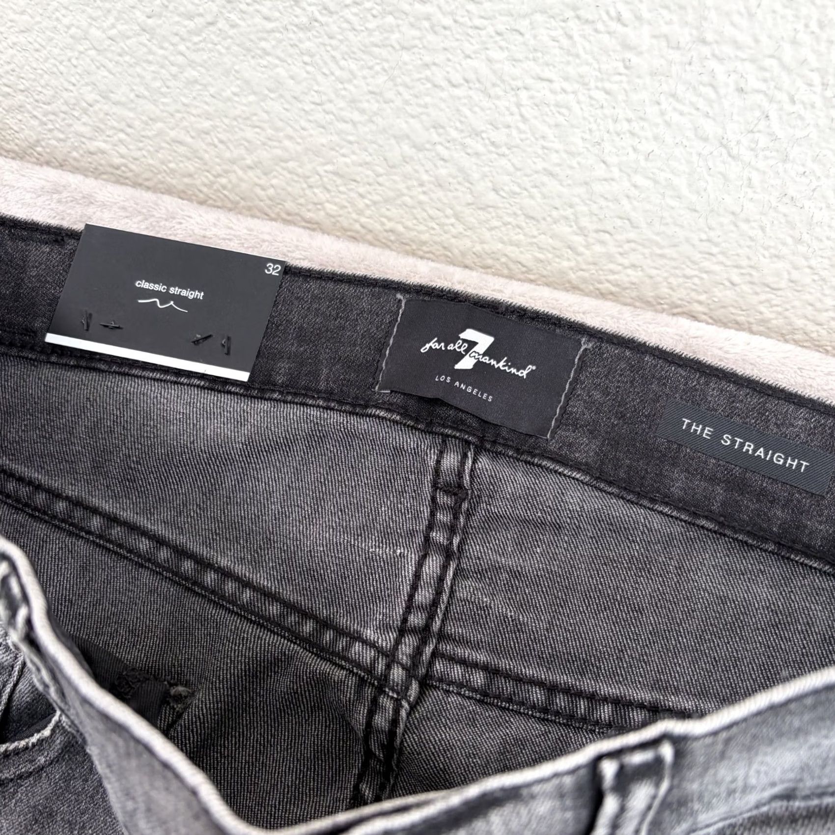 7 For All Mankind VINTAGE? The Straight Half Step Airweft Japanese Fabric Men 32x32 NWT 7 For All Mankind Size US 32 / EU 48 - 3 Thumbnail