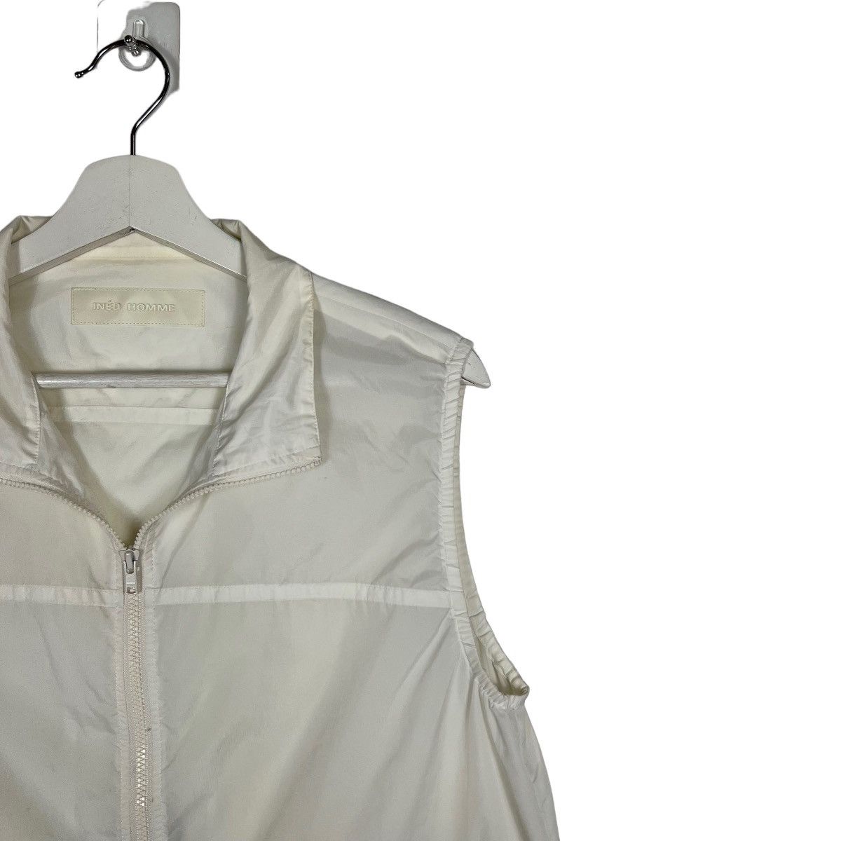 Japanese Brand 🔥 INED HOMME TANK TOP NYLON JACKET Size US M / EU 48-50 / 2 - 6 Thumbnail