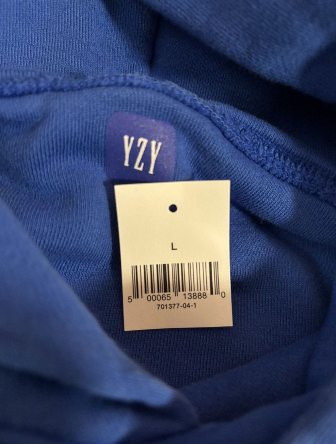 Gap × Kanye West × Yeezy Yeezy Gap Perfect Hoodie Blue Size US L / EU 52-54 / 3 - 6 Thumbnail