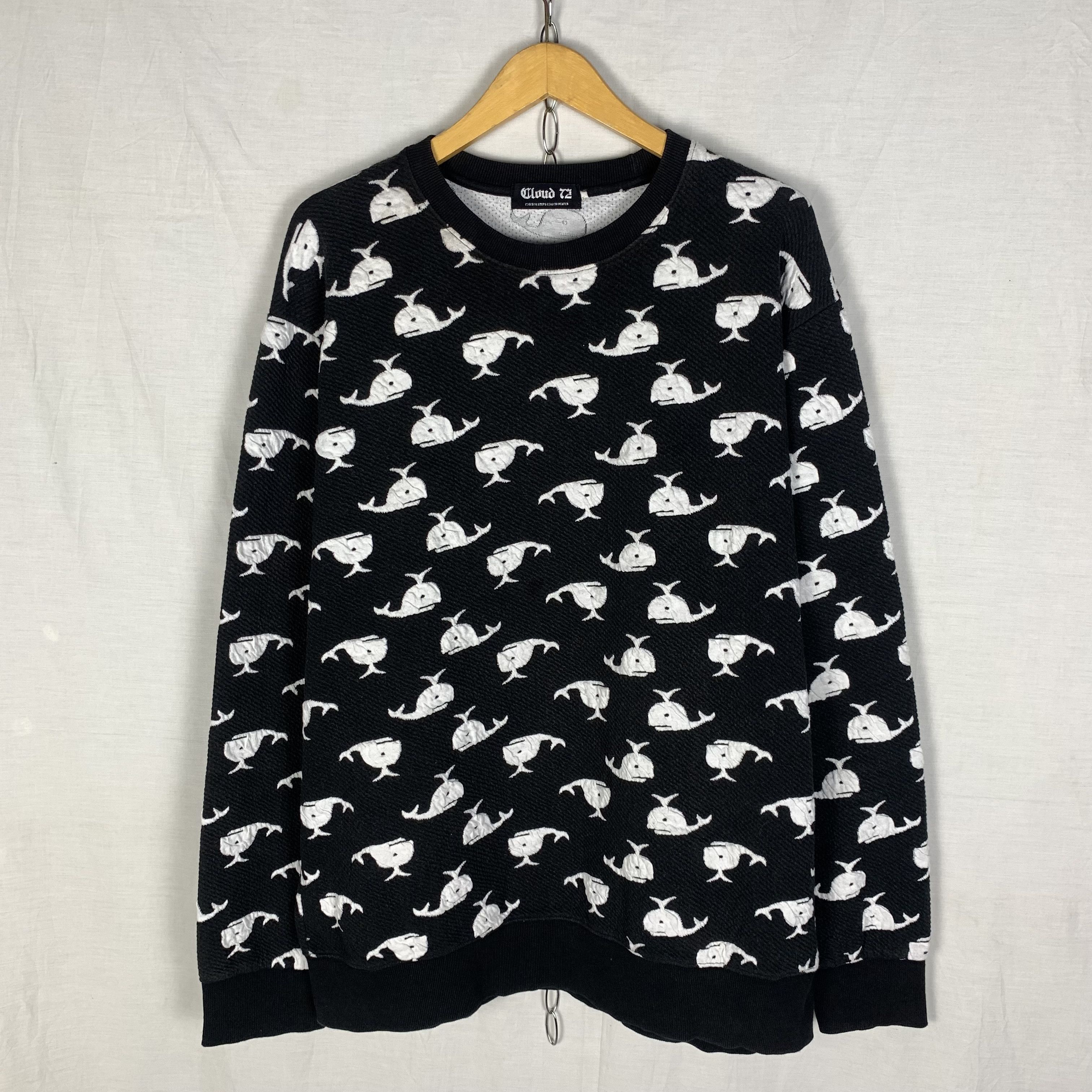 Japanese Brand Cloud72 Sweatshirt Crewneck Size US XL / EU 56 / 4 - 1 Thumbnail