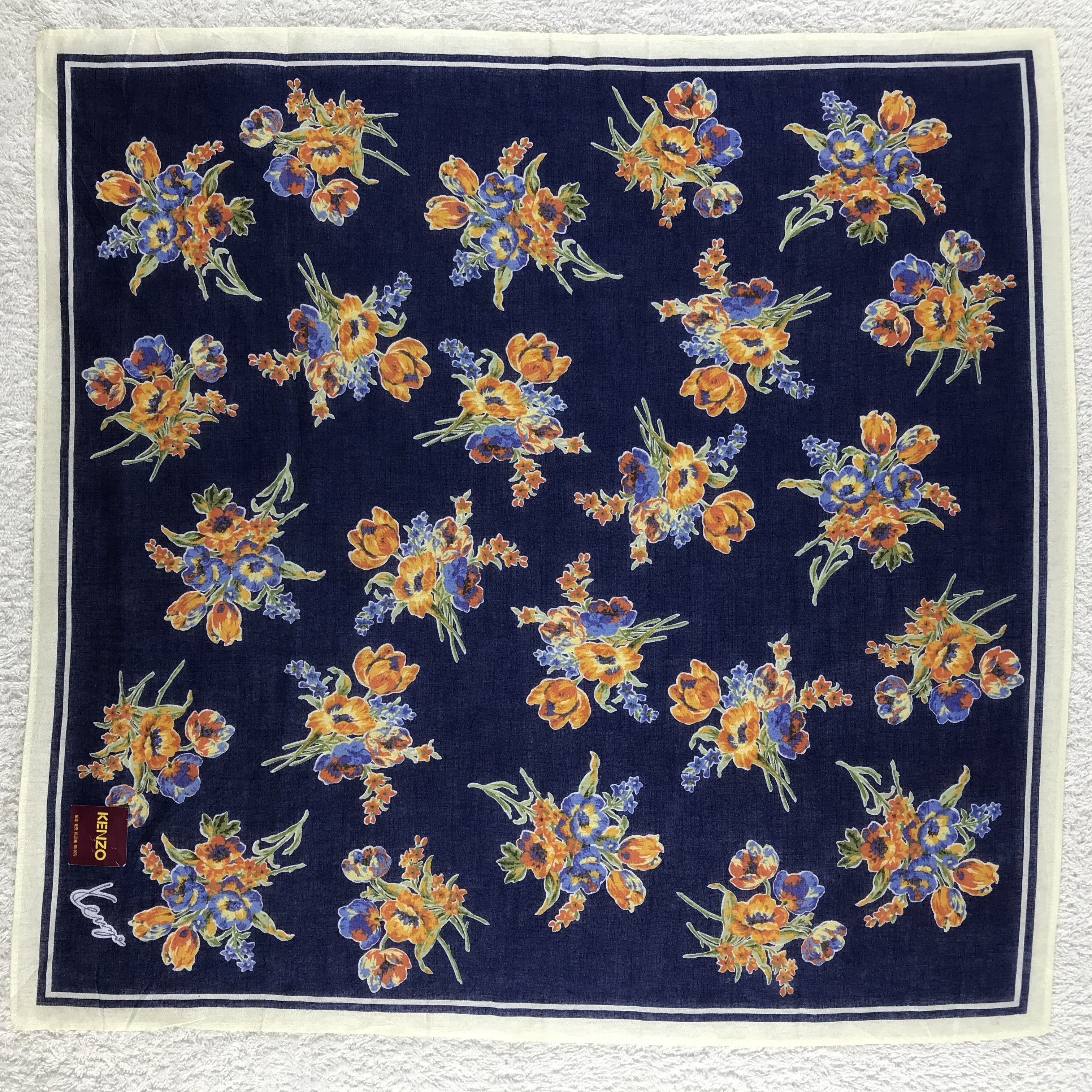 Kenzo × Vintage Kenzo Neckerchief / Bandana / Handkerchief Size ONE SIZE - 3 Thumbnail