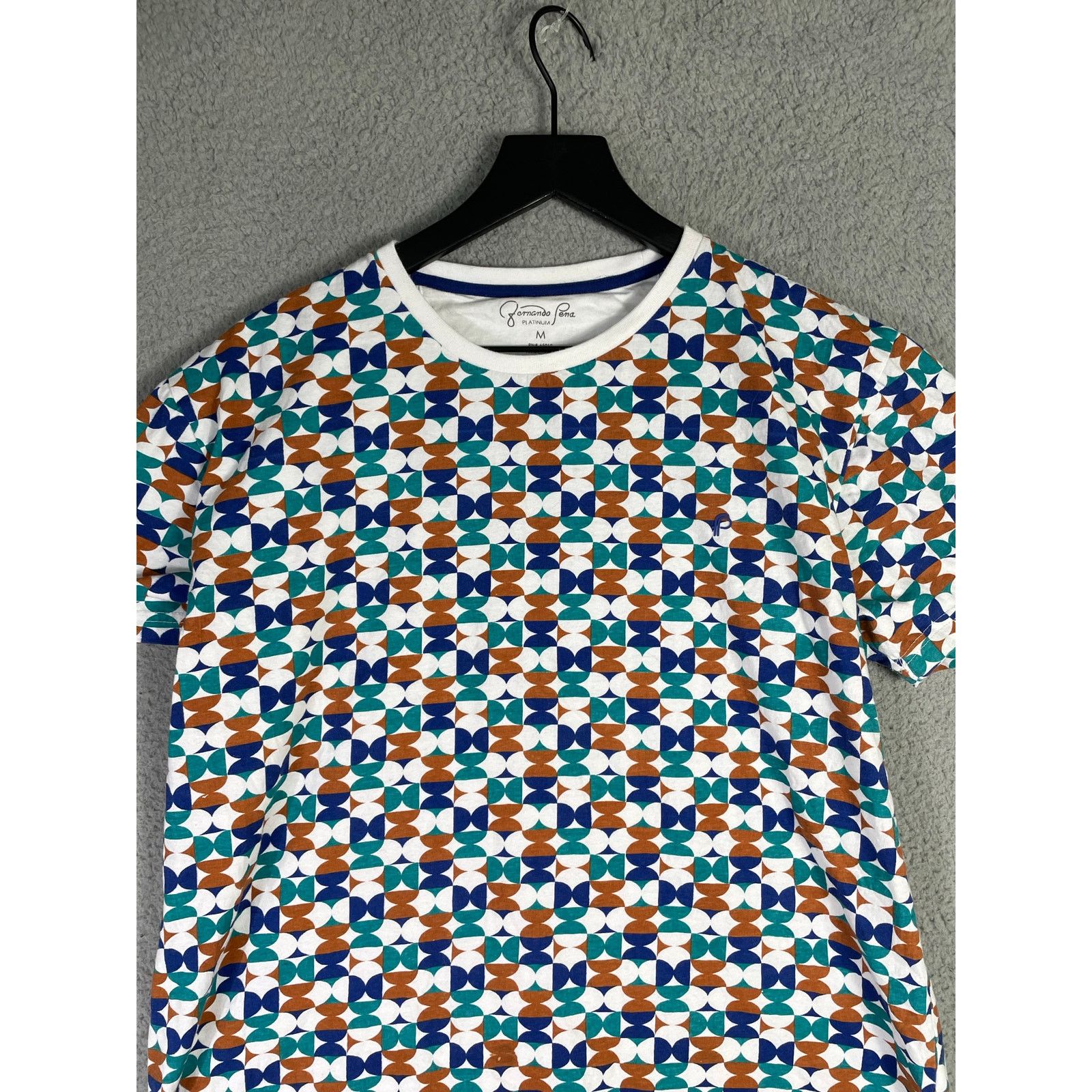 Other Fernando Pena Platinum Geometric Print T-Shirt Men's Medium Size US M / EU 48-50 / 2 - 6 Thumbnail