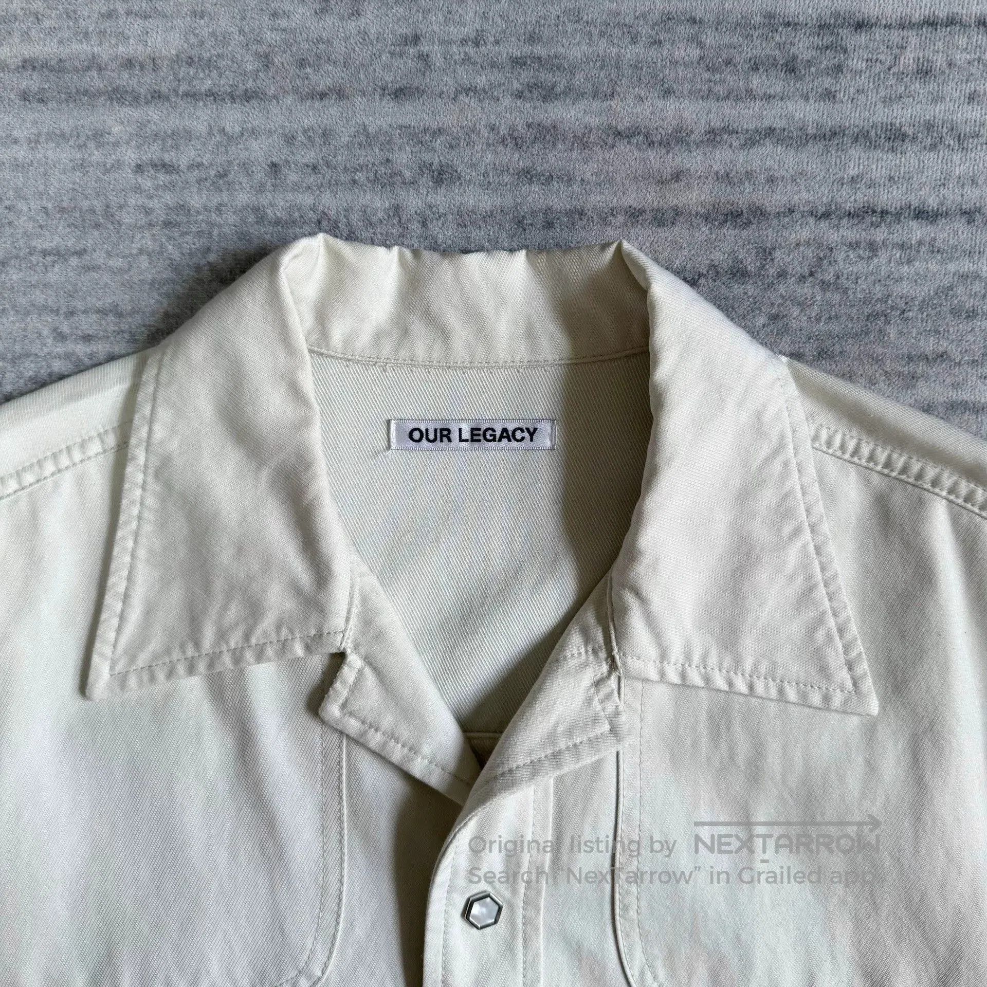 Our Legacy our legacy pocket work jacket in beige. Size US L / EU 52-54 / 3 - 3 Thumbnail