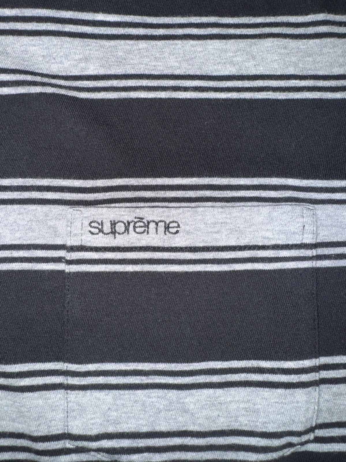 Supreme Supreme fw25 Stripe Pocket L/S Top Size US S / EU 44-46 / 1 - 3 Thumbnail
