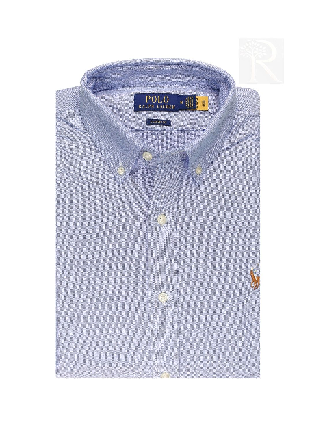 Polo Ralph Lauren NWT Polo Ralph Lauren M LS Classic Fit Oxford Shirt Blue M Size US M / EU 48-50 / 2 - 1 Thumbnail