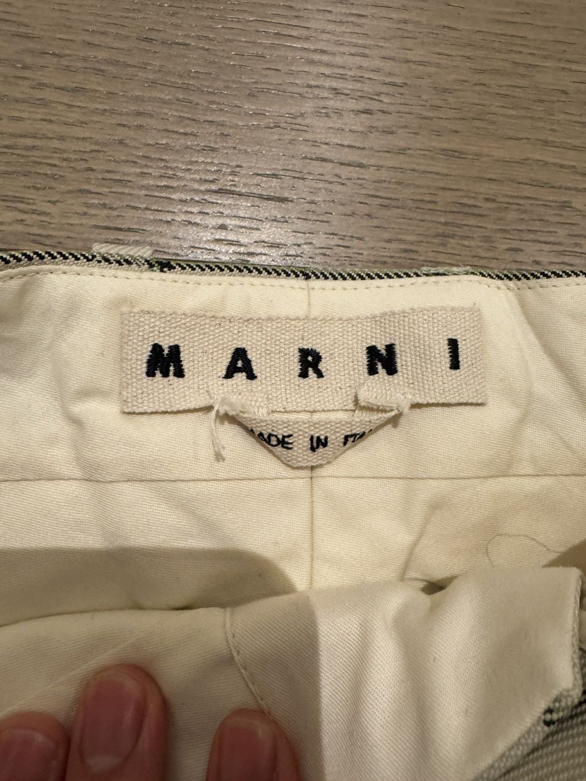 Marni Marni Beige Check Trousers Size 48 Size US 32 / EU 48 - 5 Thumbnail
