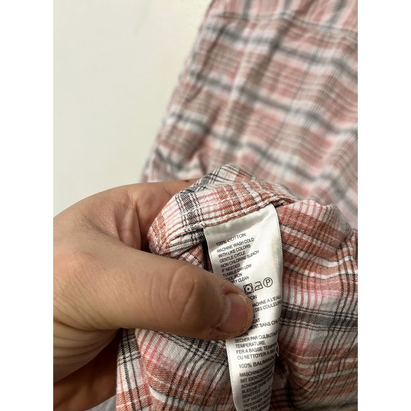 Tommy Bahama Tommy Bahama Shirt Mens XLT Pink Plaid 100% Cotton Long Sleeve Button Up Size US XL / EU 56 / 4 - 4 Thumbnail