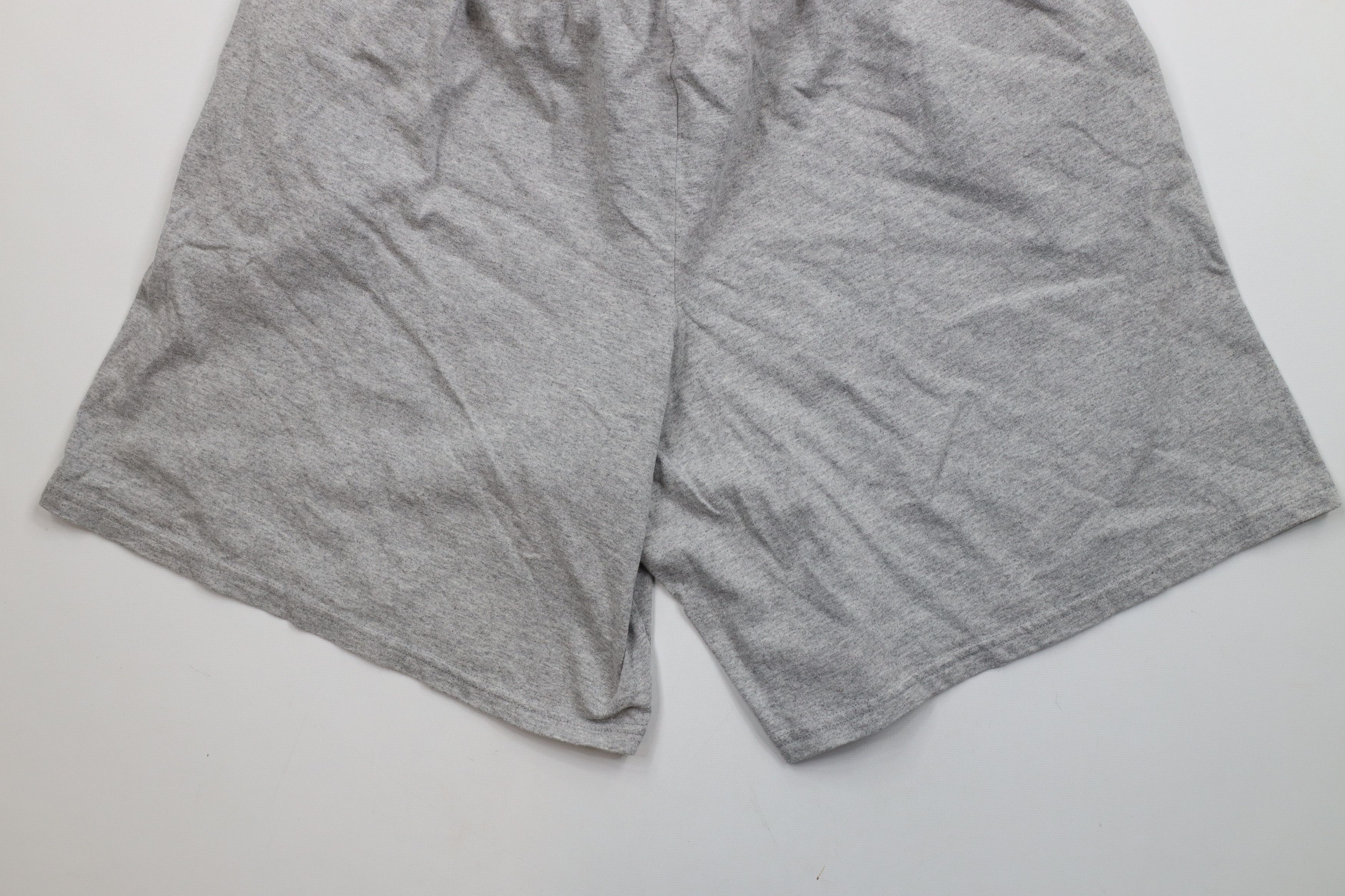 Champion × Vintage Vintage Y2K Champion Logo Above Knee Shorts Heather Gray Size US 36 / EU 52 - 11 Thumbnail