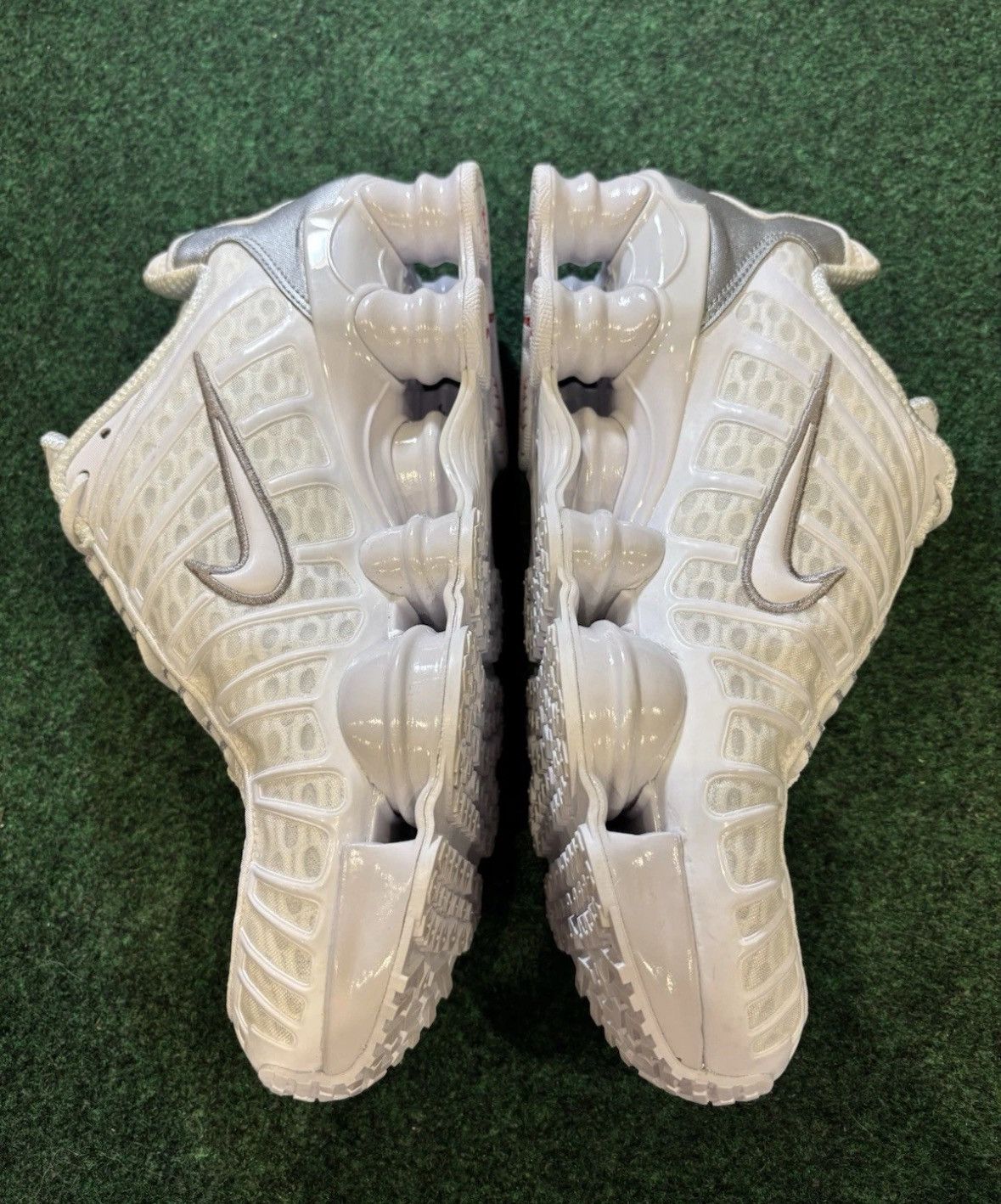 Nike NIKE SHOX TL WHITE METALLIC MAX ORANGE Women’s 11, Men’s 9.5 Size US 11 / IT 41 - 3 Thumbnail
