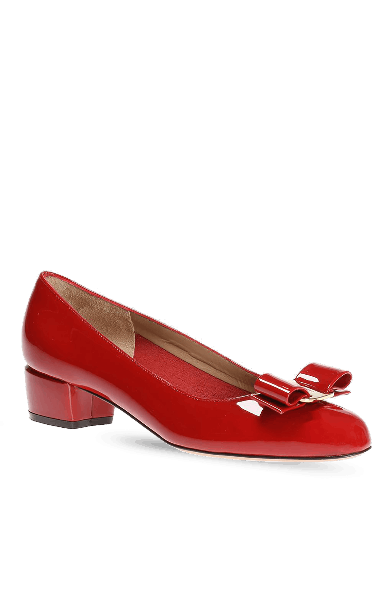 Salvatore Ferragamo o1s1rm0924 Vara Bow Pump in Red Size US 5.5 / IT 35.5 - 4 Thumbnail