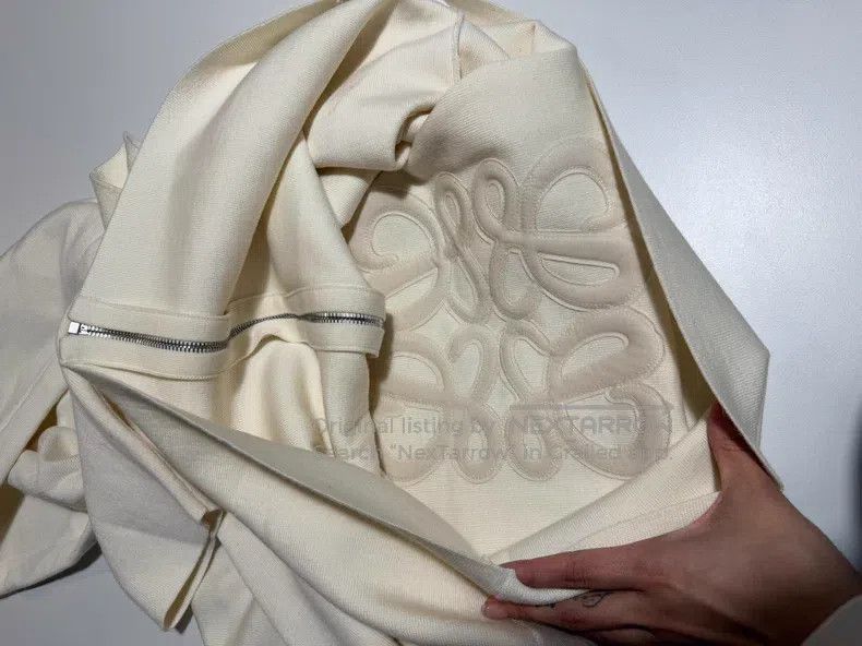 Loewe Loewe Hooded sweatshirt, off-white Size M / US 6-8 / IT 42-44 - 5 Thumbnail
