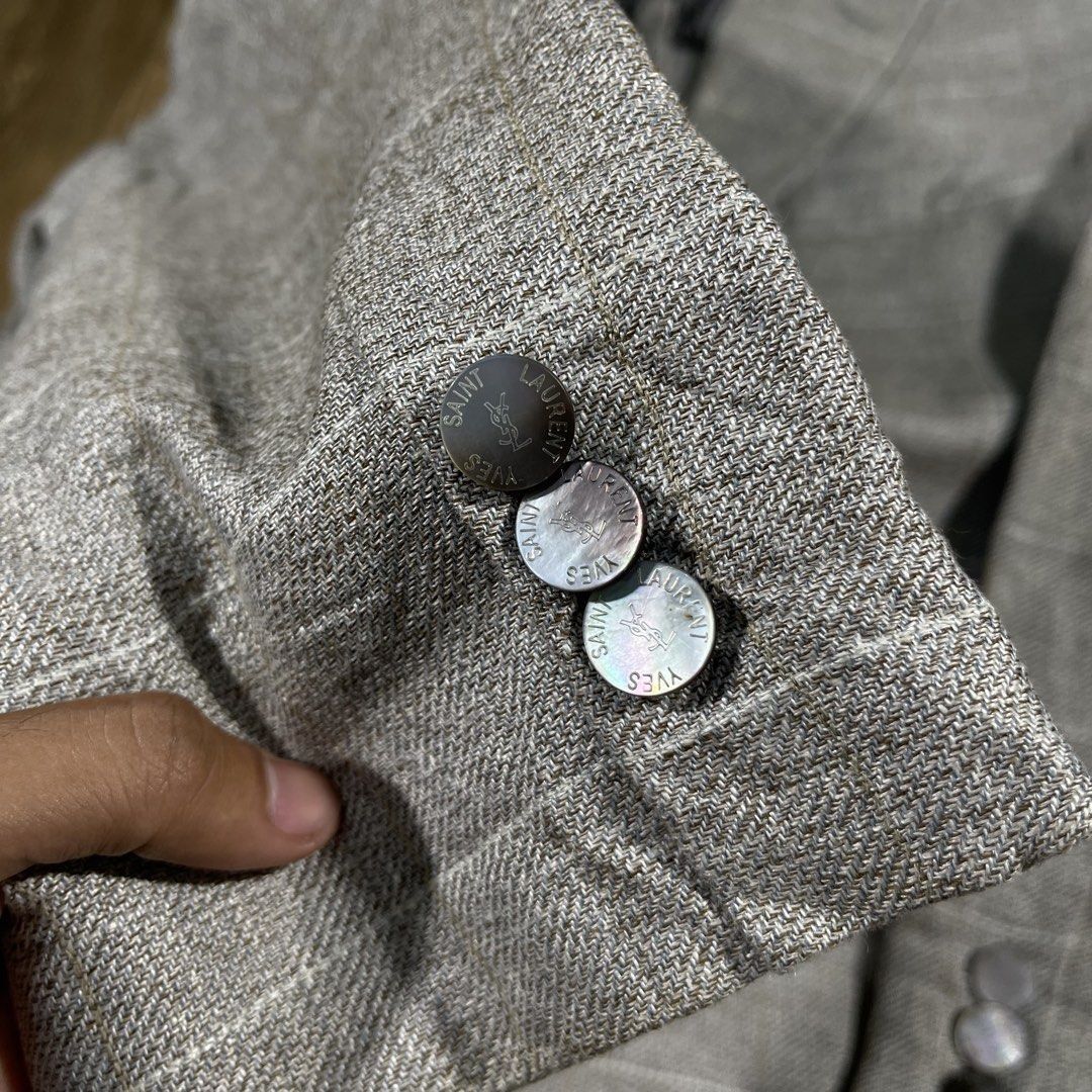 Yves Saint Laurent Vintage Yves Saint Laurent YSL Blazer Size 38S - 4 Thumbnail