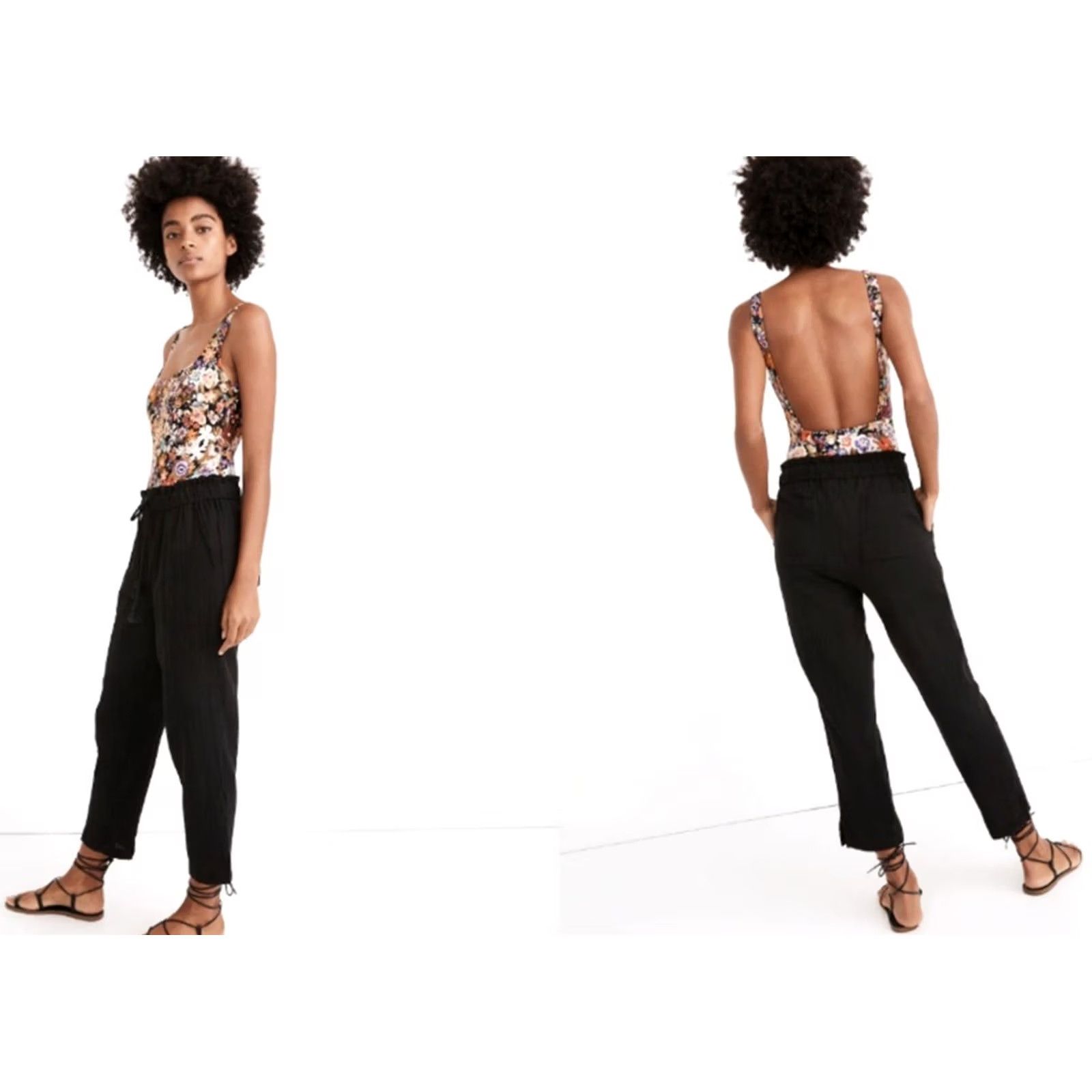 Madewell Madewell Pants Beach Cover Up Black S NEW Size 28" / US 6 / IT 42 - 7 Thumbnail
