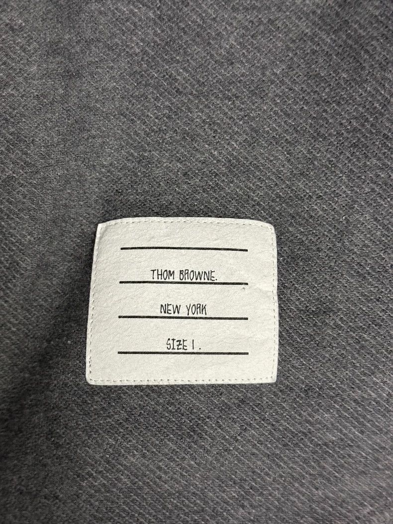Thom Browne Thom BrowneDark gray fake two-piece wool coat 2503-Nextarr Size US S / EU 44-46 / 1 - 3 Thumbnail