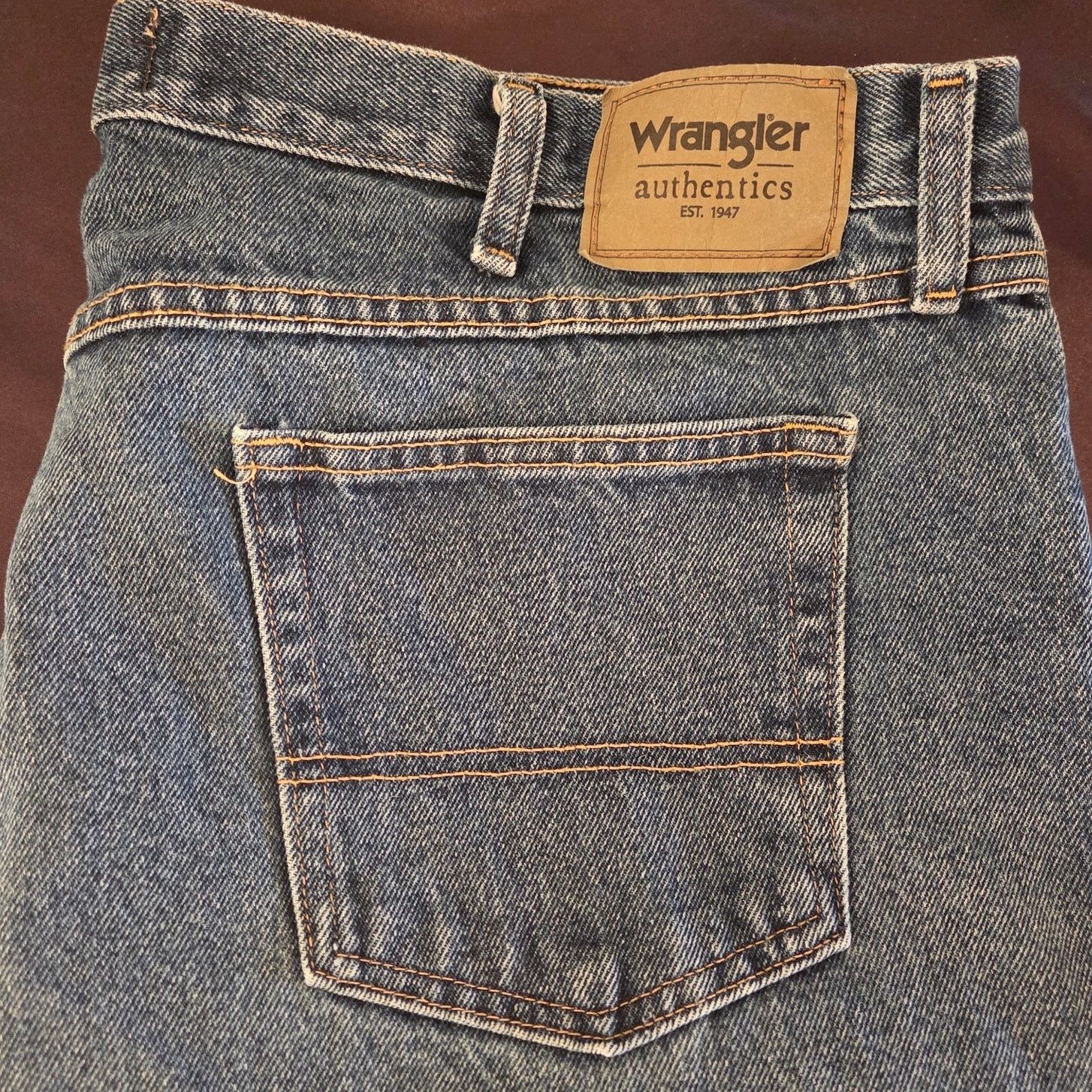 Wrangler Wrangler Men's Jeans - Blue - Size 44x29 - Great Condition! Size US 44 / EU 60 - 4 Thumbnail