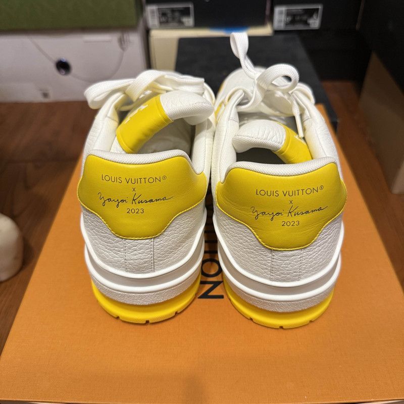 Louis Vuitton Yayoi Kusama x Louis Vuitton Yellow Dot Trainers -2508 Size US 10.5 / EU 43-44 - 3 Thumbnail